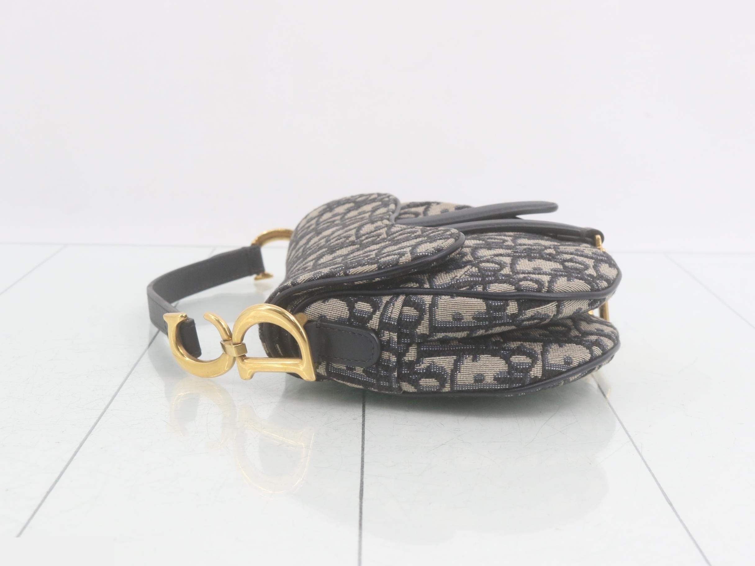Oblique Saddle Handbag — view 4