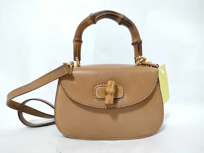 Bamboo 2-way Bag Handbag