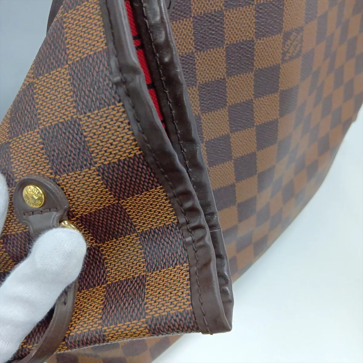Damier Neverfull MM N51105 CA1191 Brown — view 12