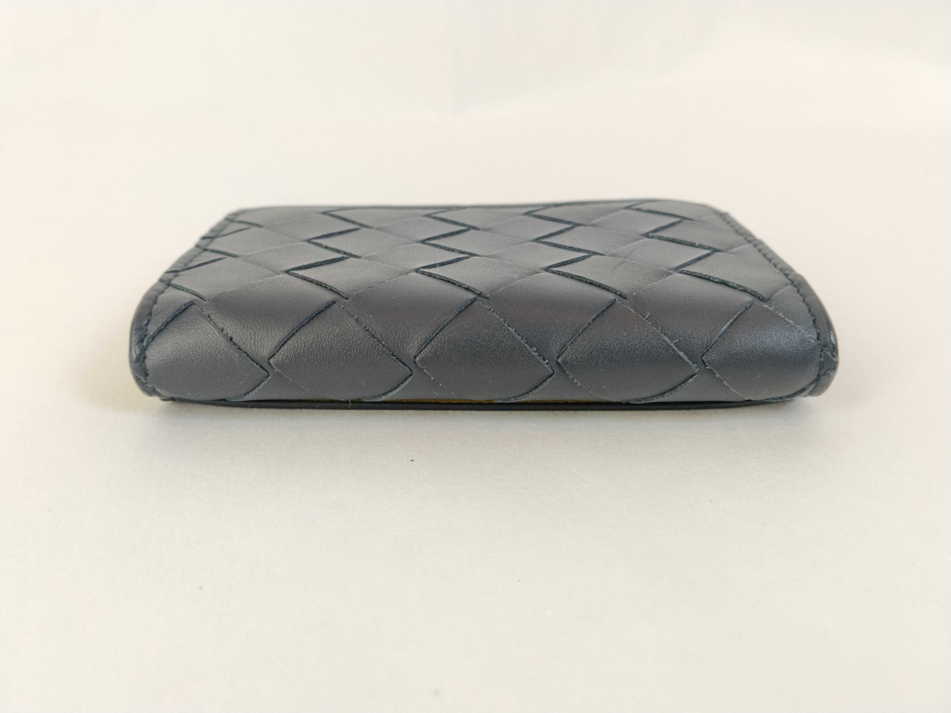 Intrecciato Leather Card Case 605720 (Card Case/Pass Case/Business Card Holder) — view 6