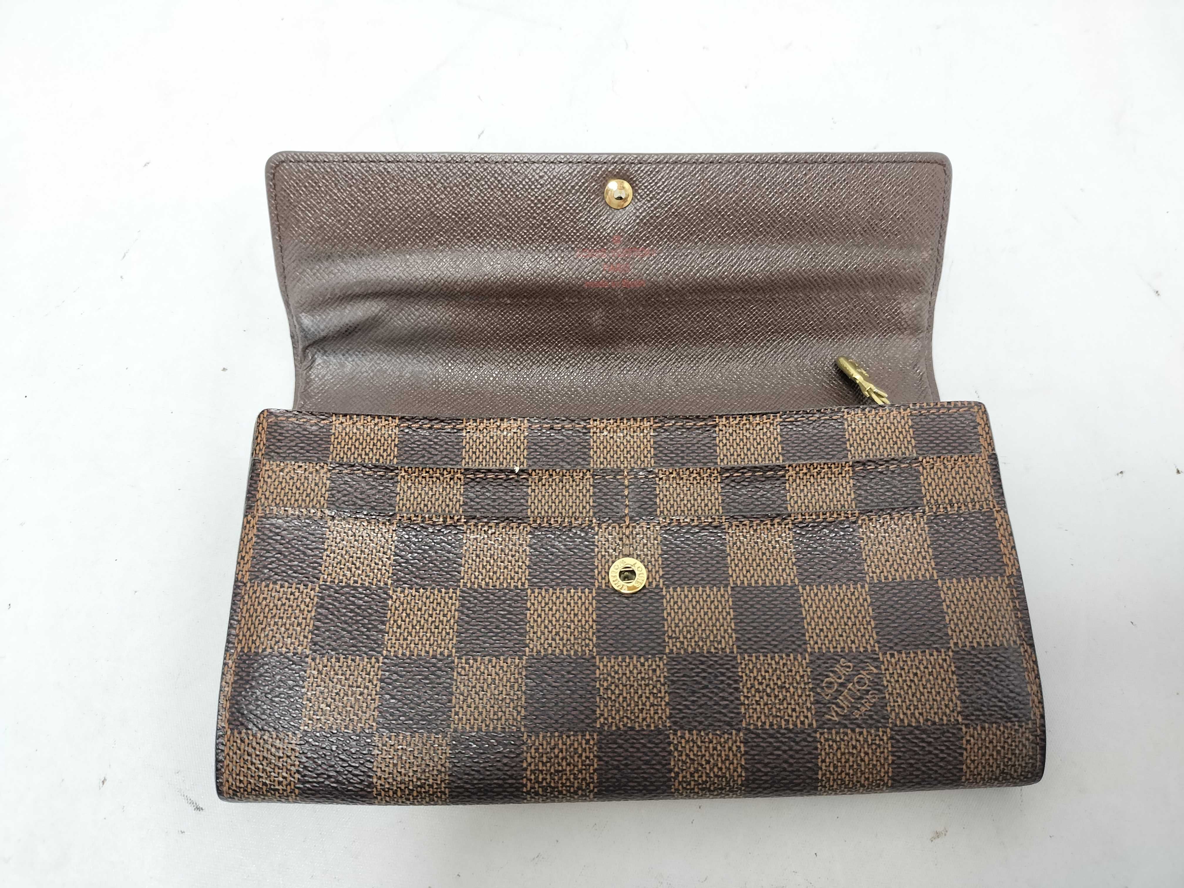 Damier Portefeuille Sarah Damier Ebene CA4161 Wallet — view 9