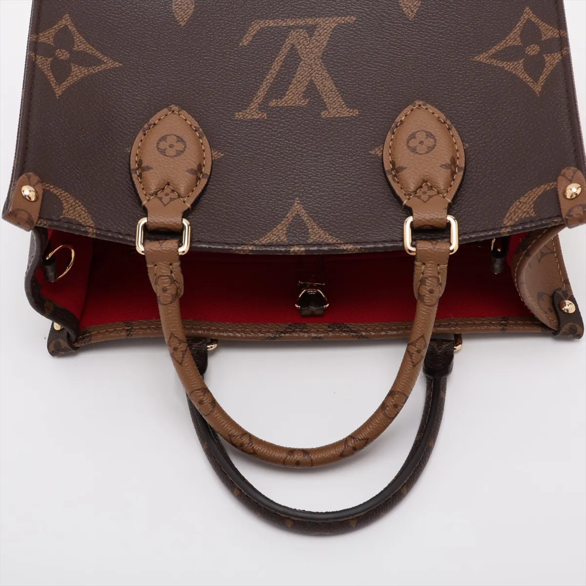Monogram Giant Reverse OnTheGo PM M46373 Brown — view 5
