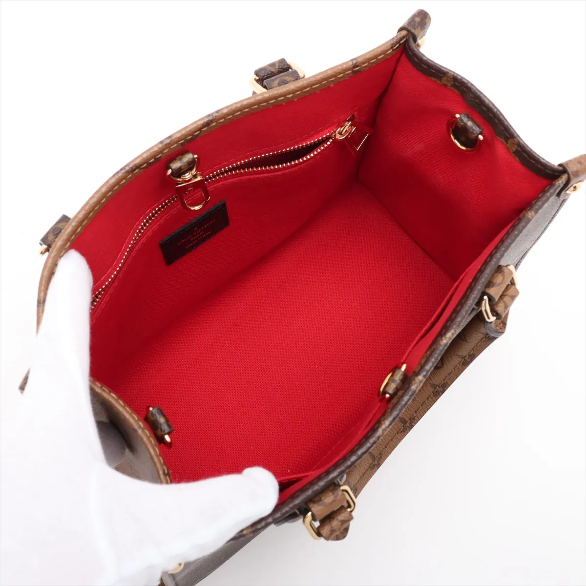Monogram Giant Reverse OnTheGo PM M46373 Brown — view 8
