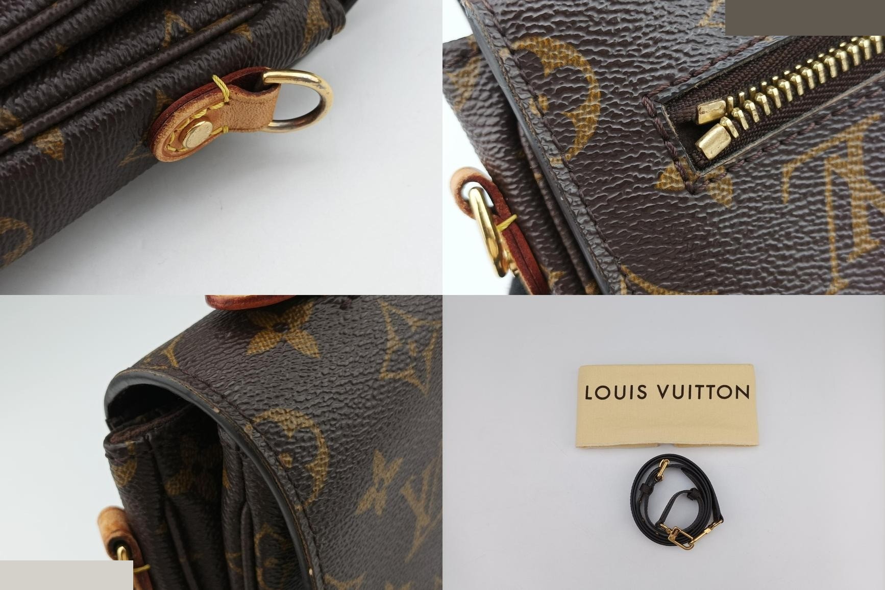 Pochette Metis MM Monogram Canvas Monogram/Brown — view 10