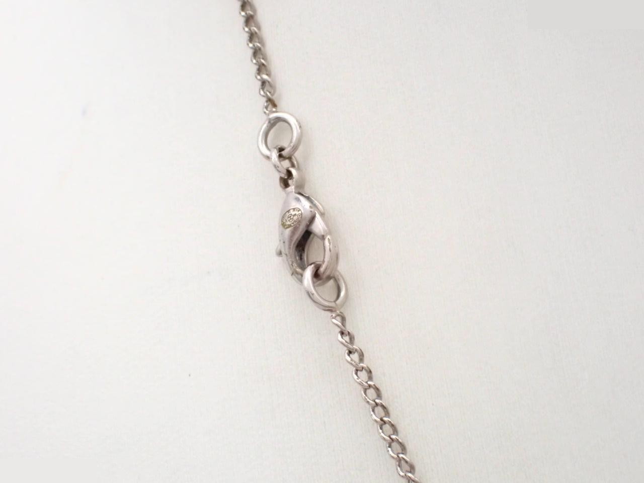 Coco Mark Rhinestone Necklace 02V, Chain approx. 46cm — view 2