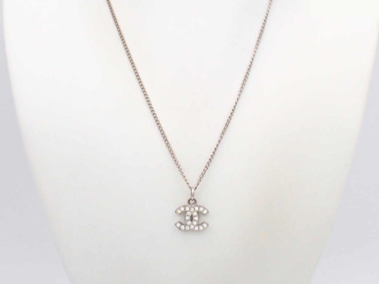 Coco Mark Rhinestone Necklace 02V, Chain approx. 46cm — view 3