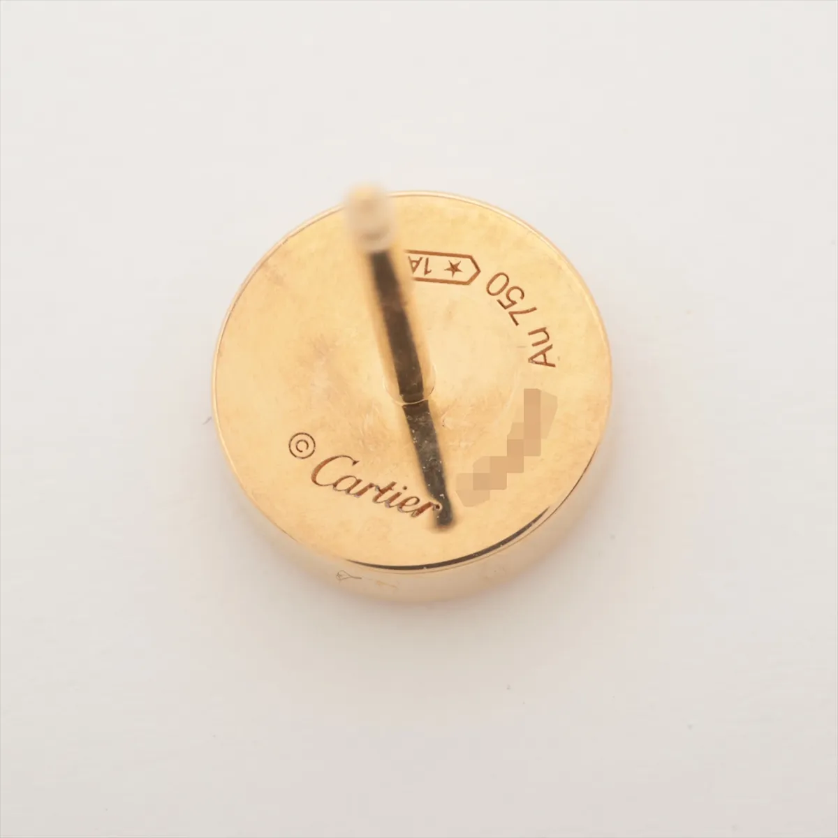 Love Earrings 750 (Yellow Gold) 3.1g UPJ457 — view 5