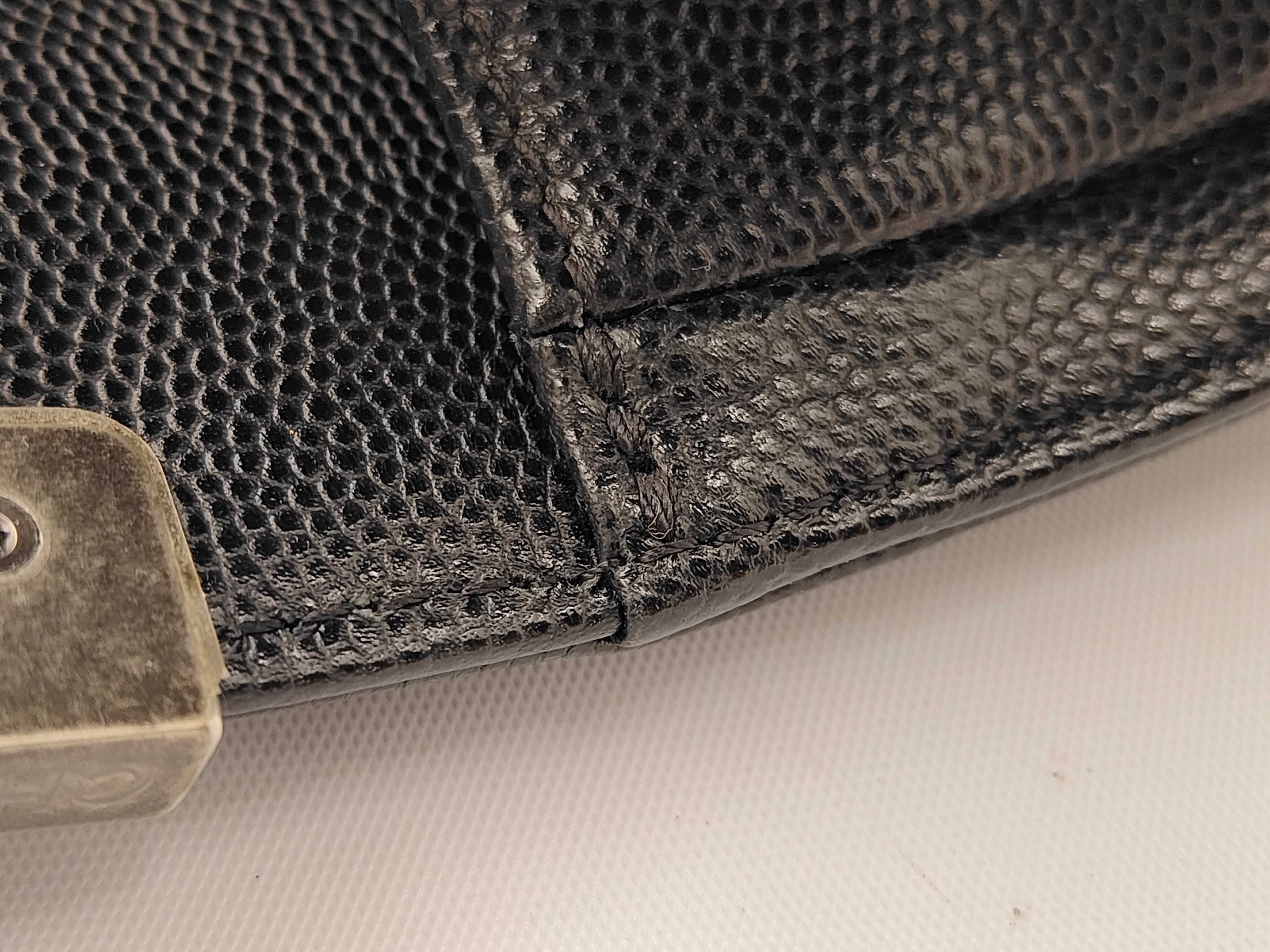shoulder bag, grained calfskin, black, Boy Chanel, serial number 26 series. — view 8