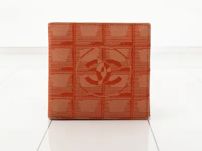 New Travel Bi-fold Wallet, Red, Nylon