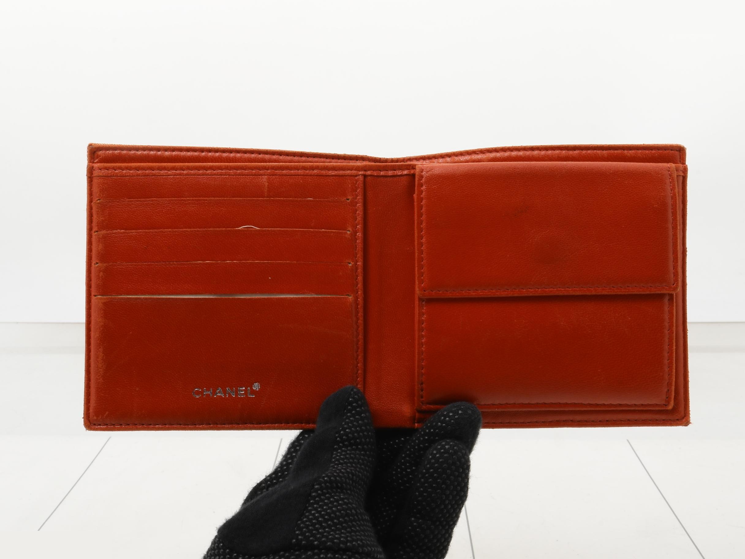 New Travel Bi-fold Wallet, Red, Nylon — view 4