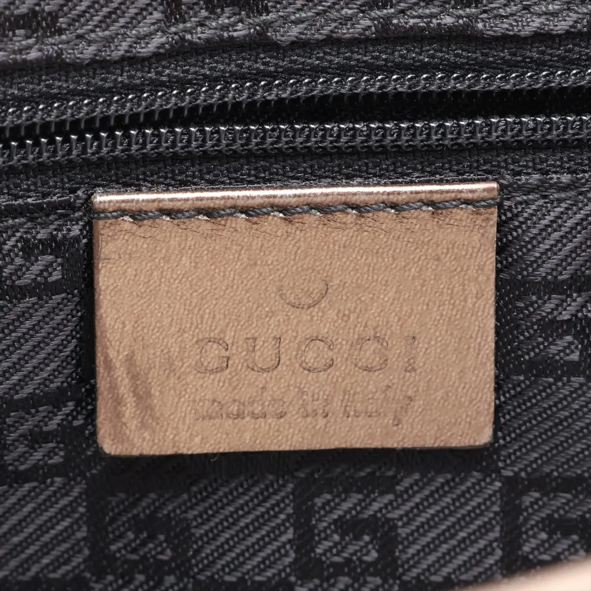 Old Gucci Tiger Head Leather Chain Shoulder Bag Gold — view 8