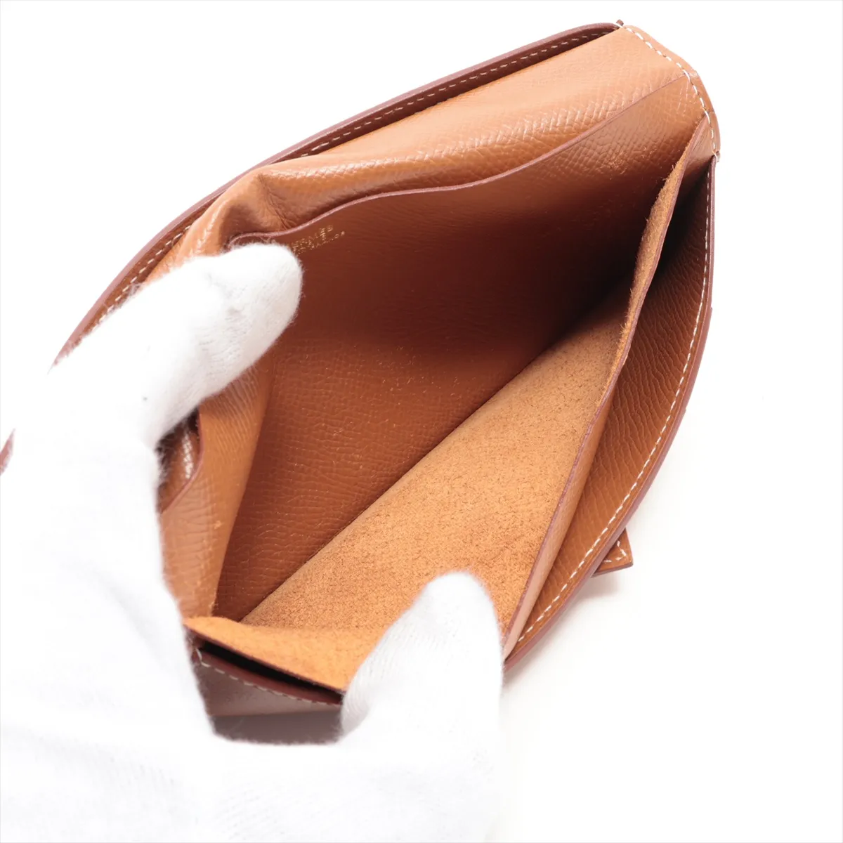Bearn Veau Epsom Long Wallet Gold B: 1998 — view 5