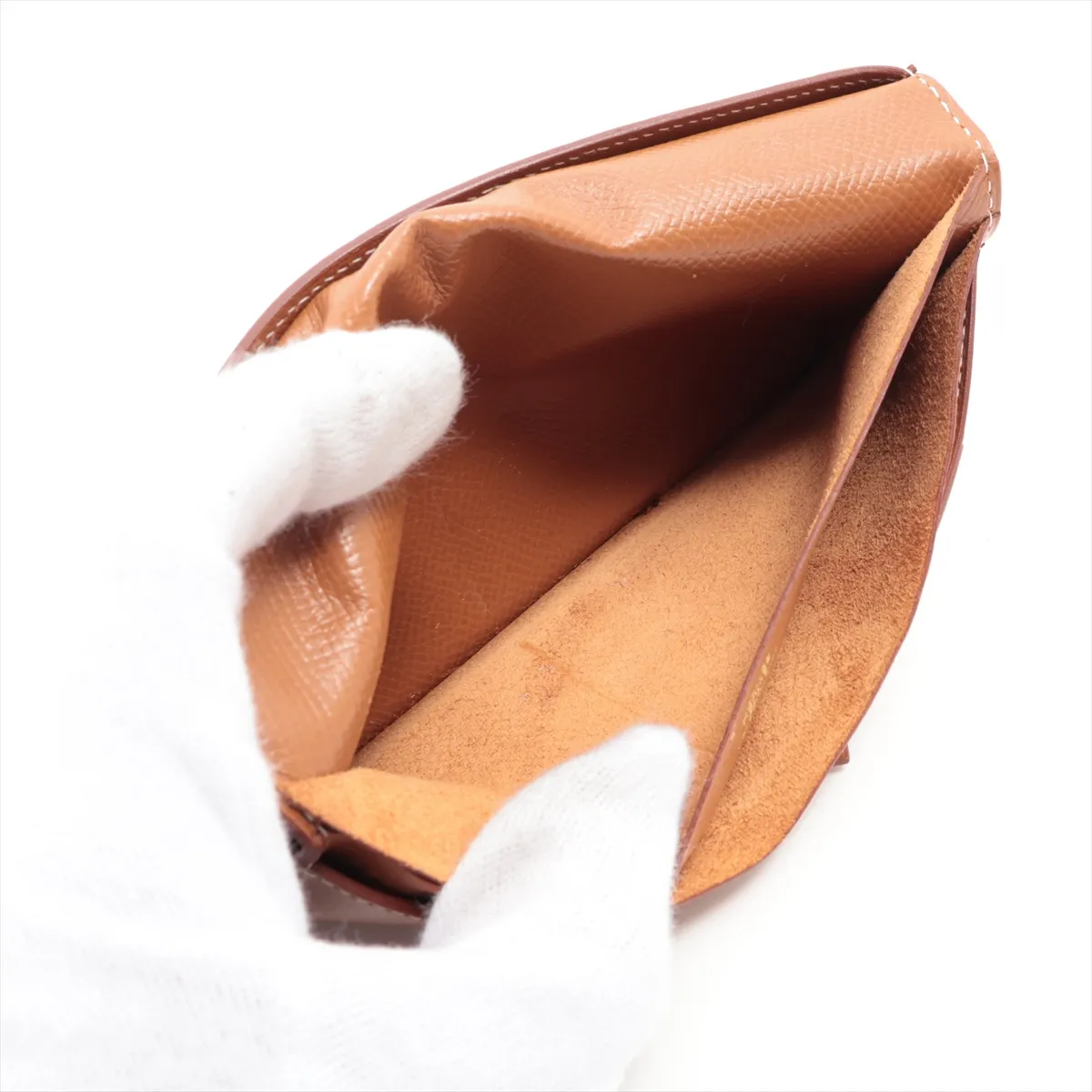 Bearn Veau Epsom Long Wallet Gold B: 1998 — view 6