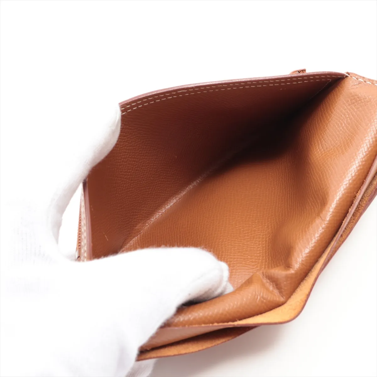 Bearn Veau Epsom Long Wallet Gold B: 1998 — view 7