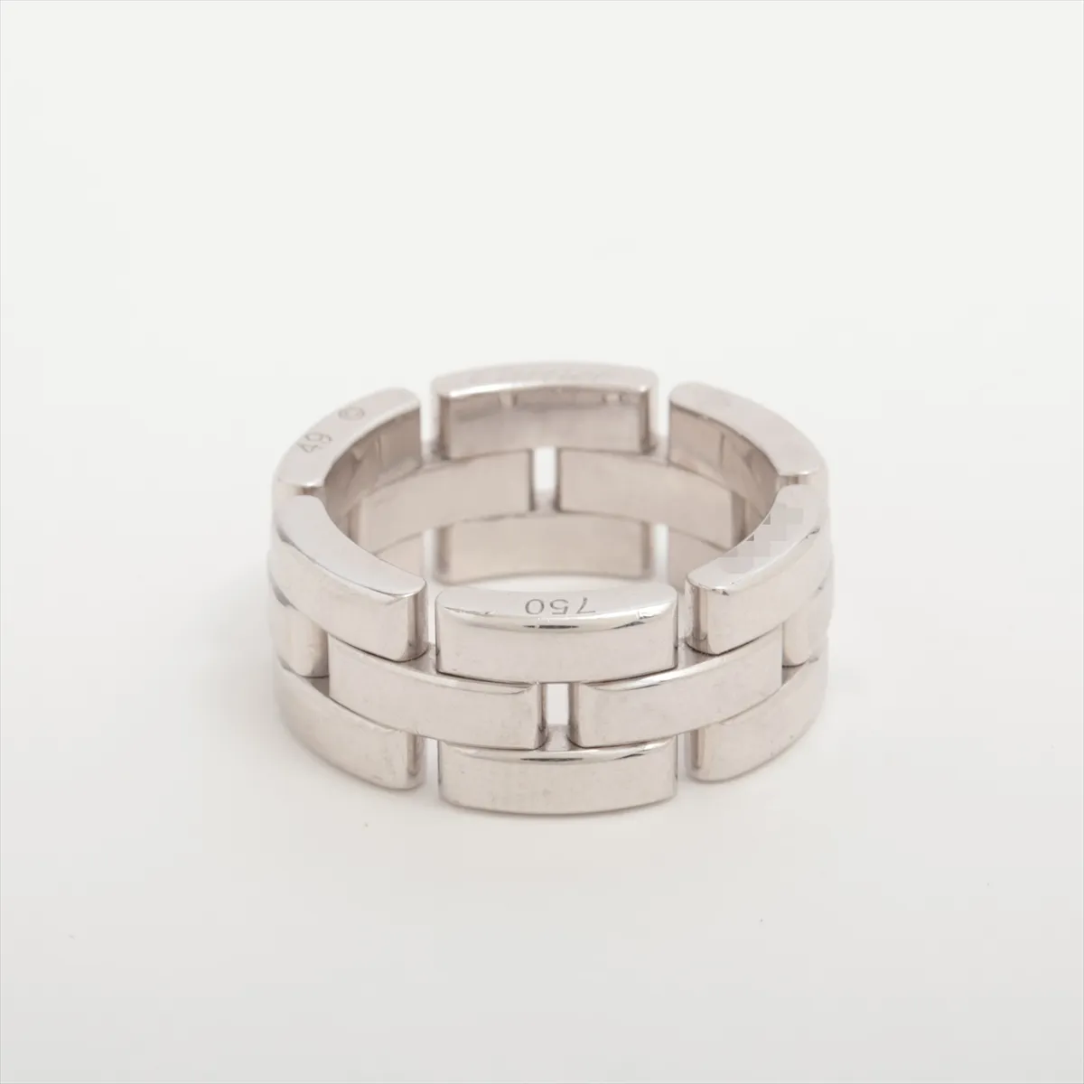 Maillon Panthère Ring, 750 (WG), 13.2g, Size 49, 57155B, dents, distortion. — view 2