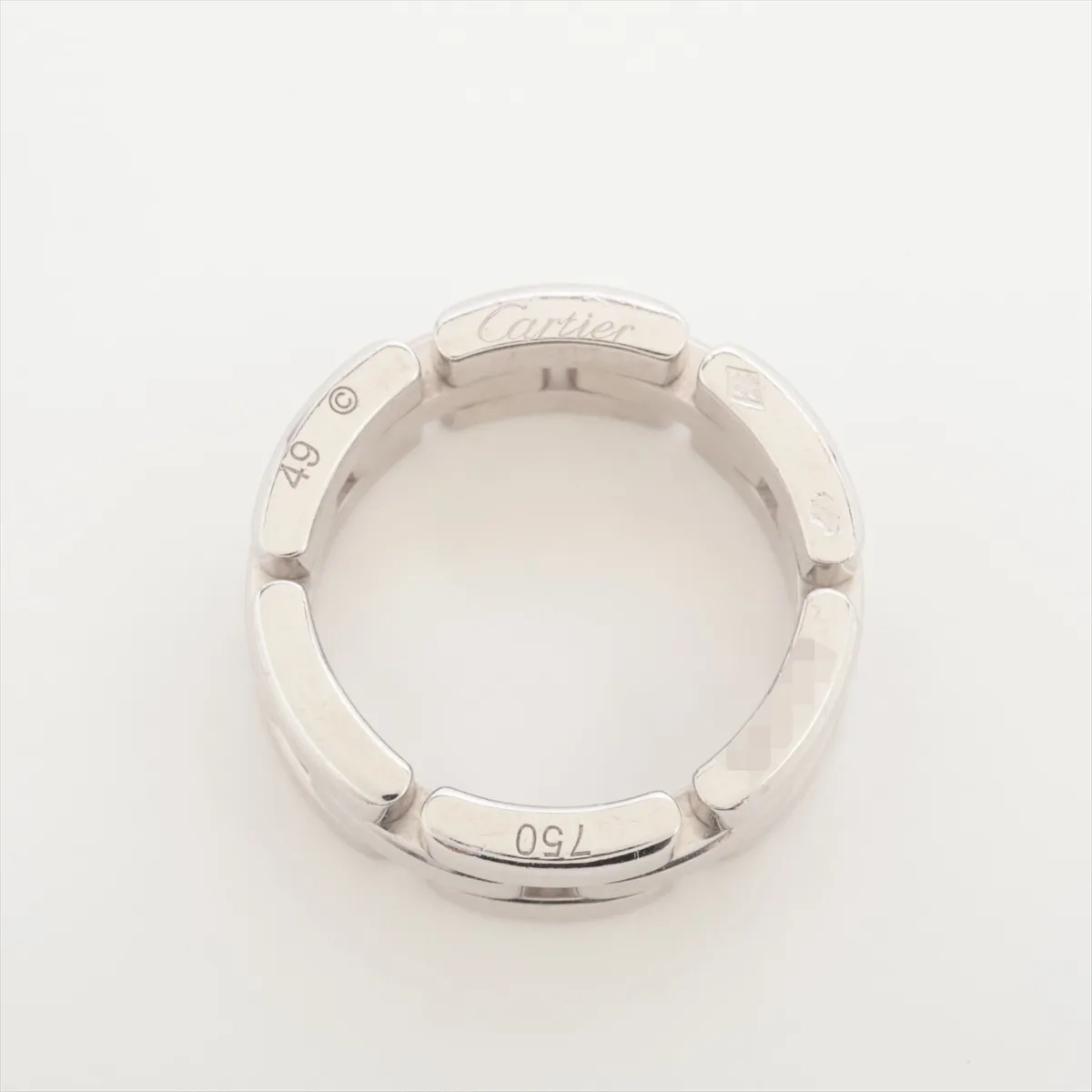 Maillon Panthère Ring, 750 (WG), 13.2g, Size 49, 57155B, dents, distortion. — view 3