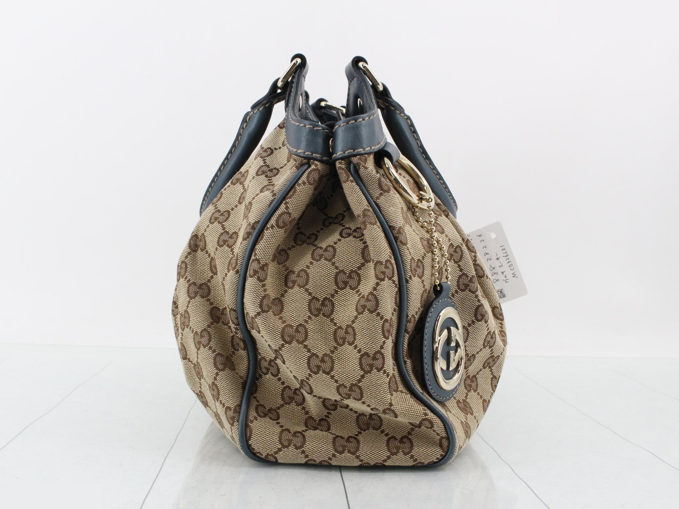 GG Canvas Sukey Handbag, Beige, 211944 — view 4