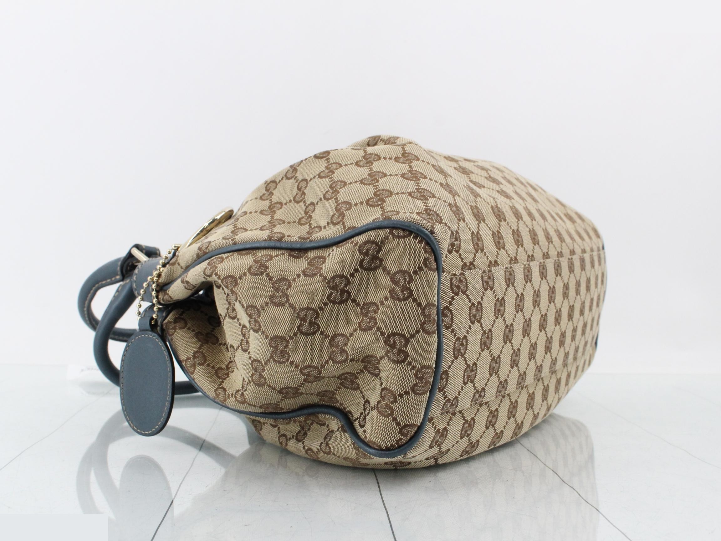 GG Canvas Sukey Handbag, Beige, 211944 — view 5