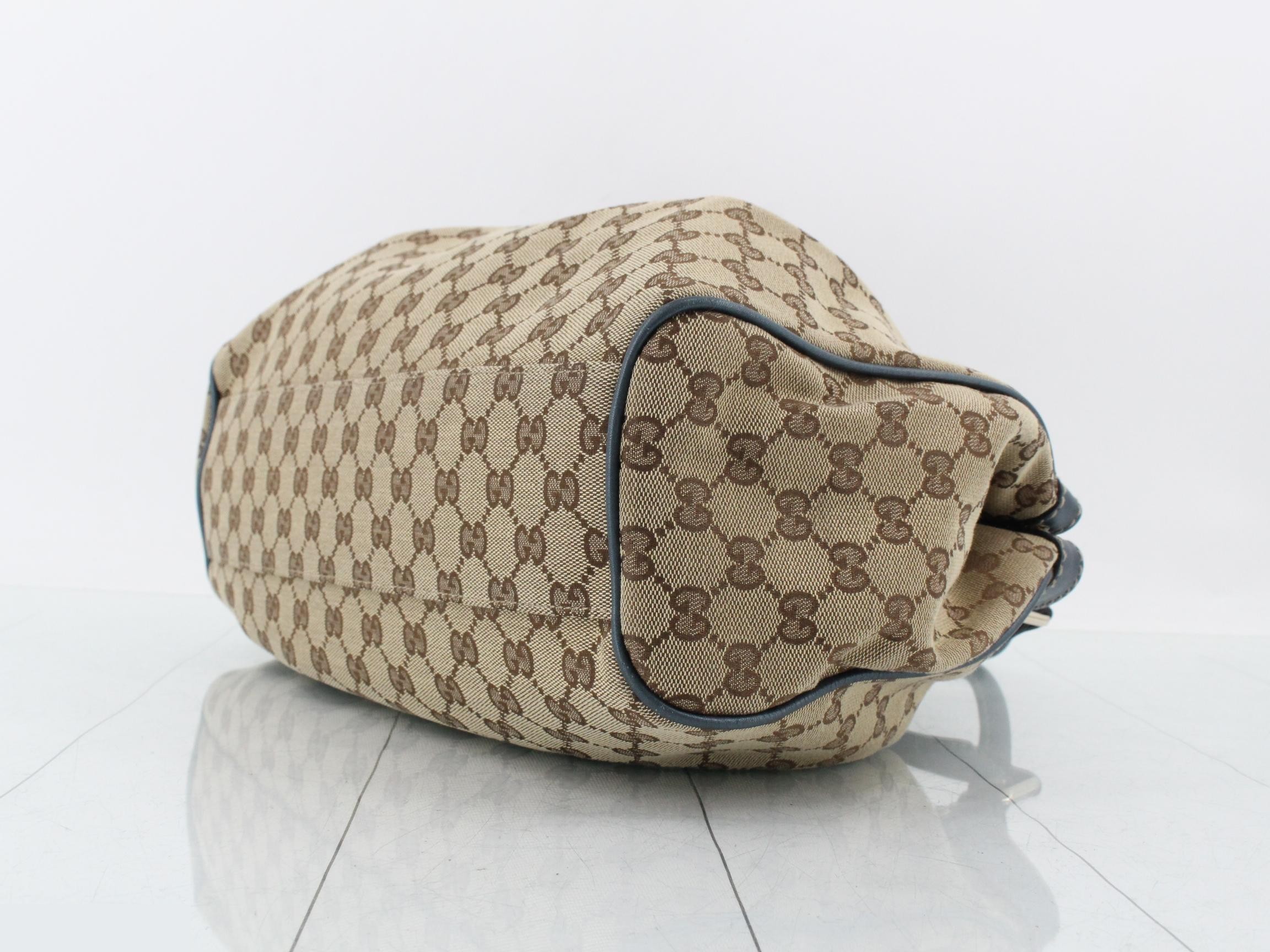 GG Canvas Sukey Handbag, Beige, 211944 — view 6