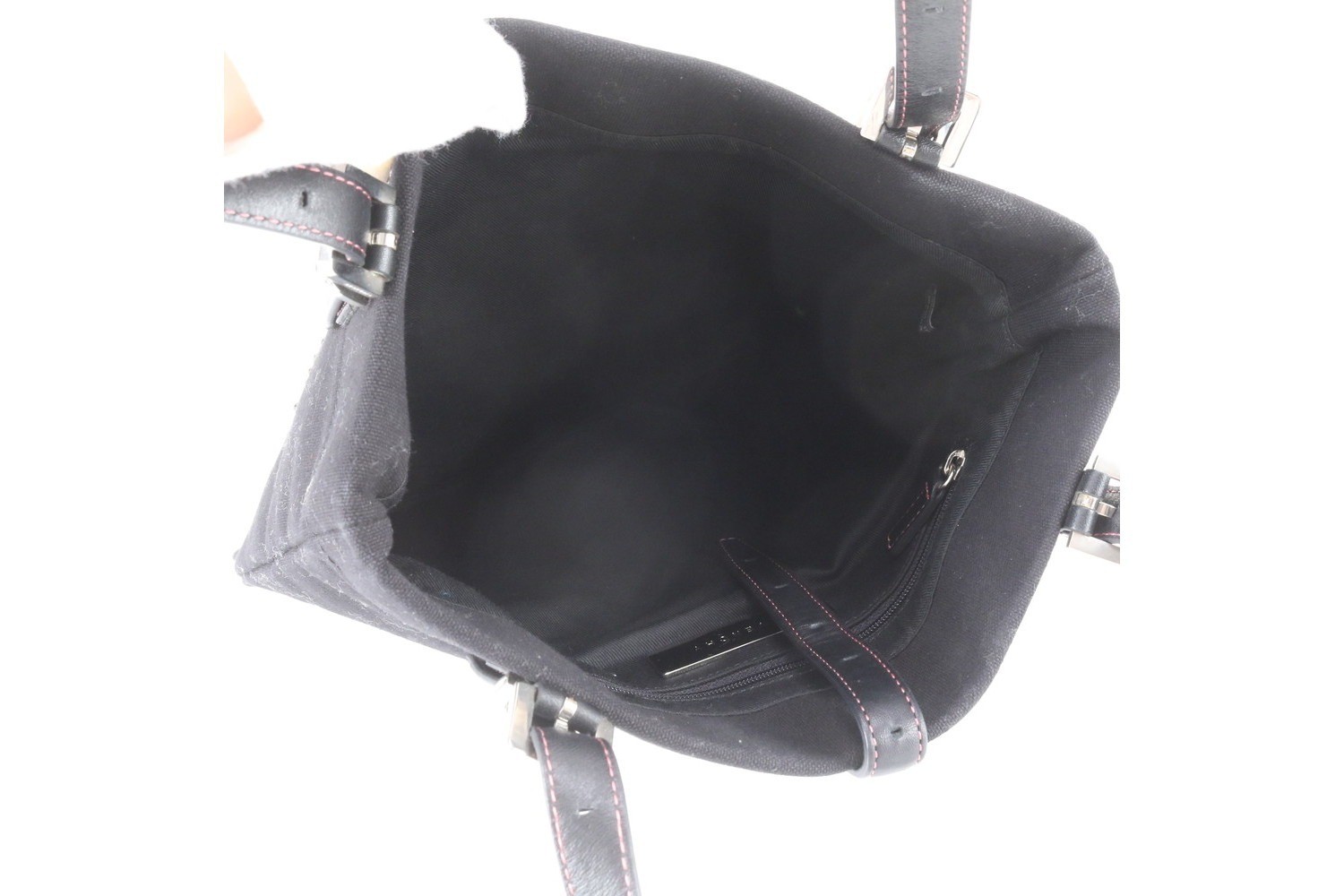 Rhinestone Leather Tote Bag — view 7