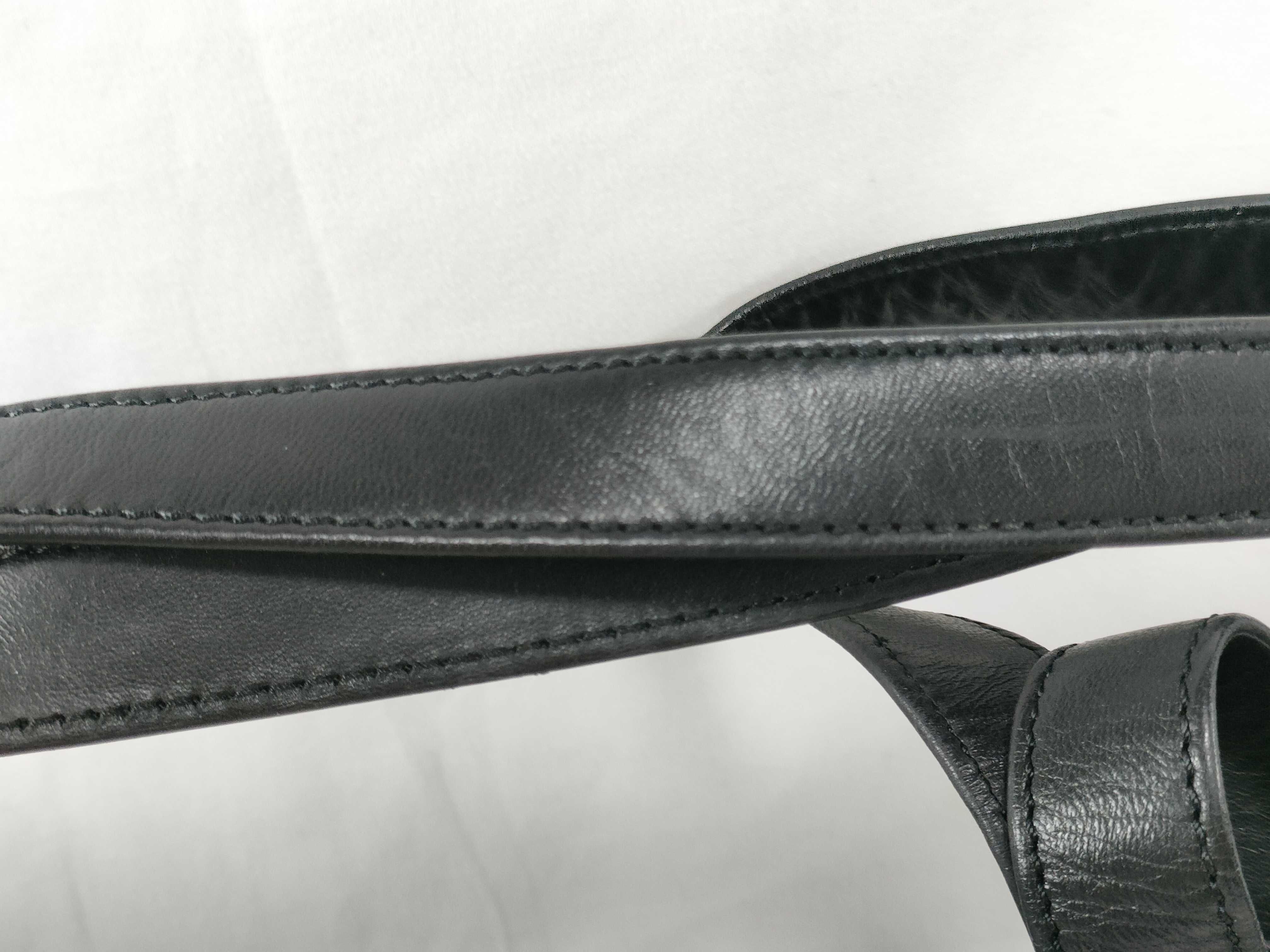 Lambskin Leather Tote Bag, Shoulder Bag, Black, Cereal Tote Bag — view 5