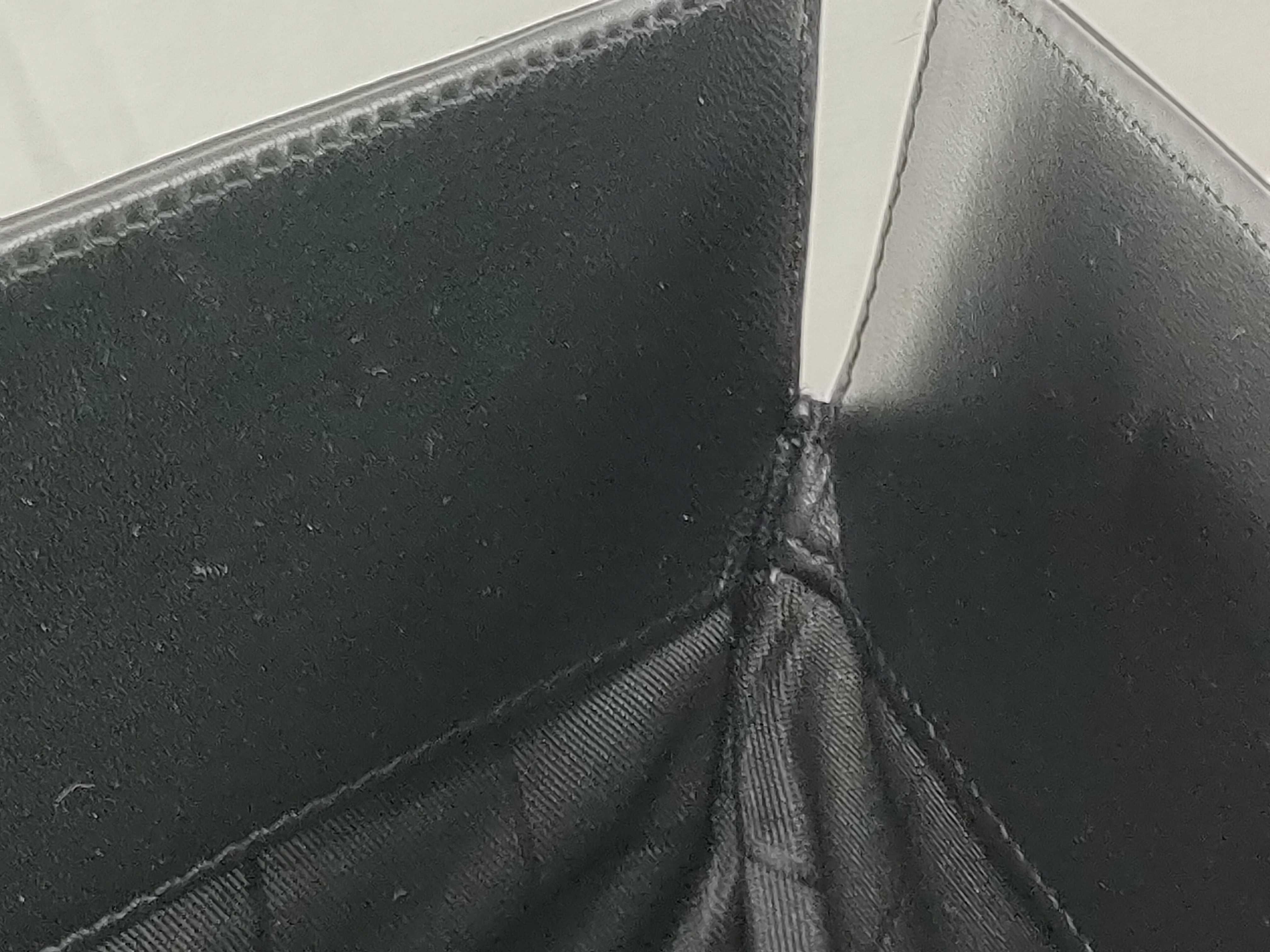 Lambskin Leather Tote Bag, Shoulder Bag, Black, Cereal Tote Bag — view 9