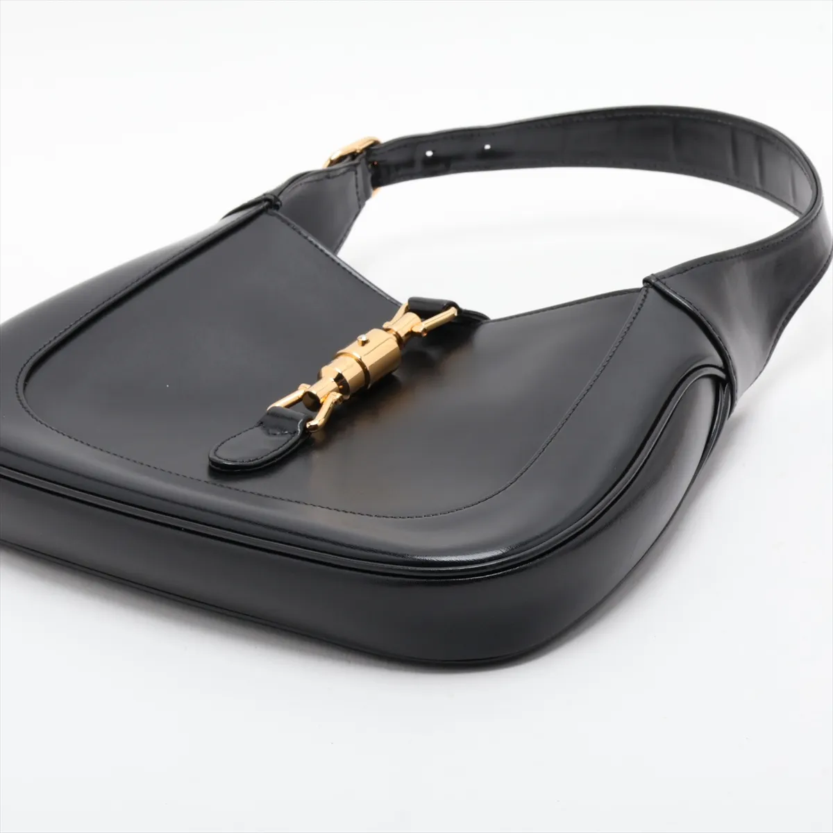 Jackie 1961 Leather Shoulder Bag, Black, 636709 — view 3
