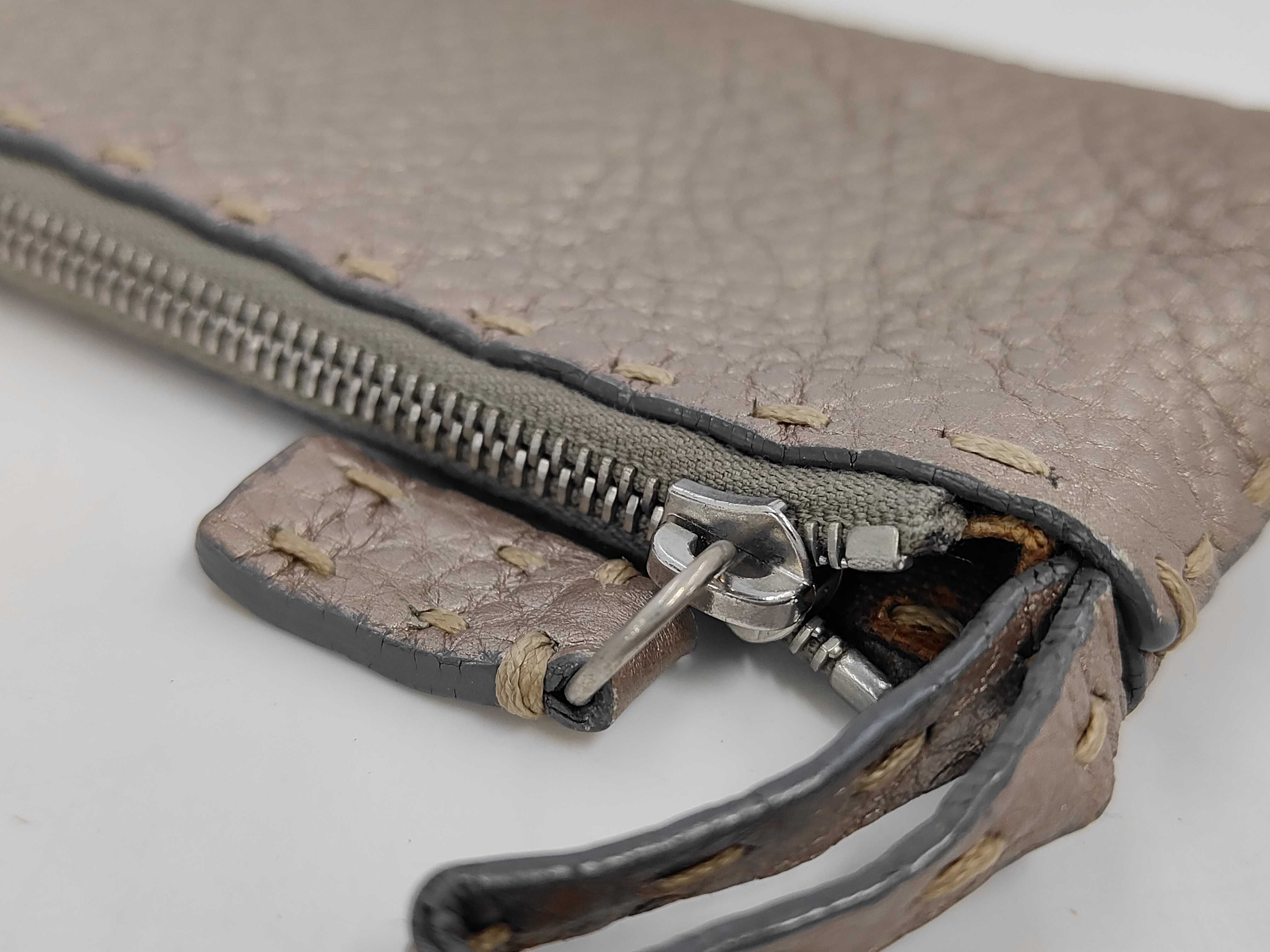 FENID Fendi Selleria Coin Case Brown Wallet — view 4