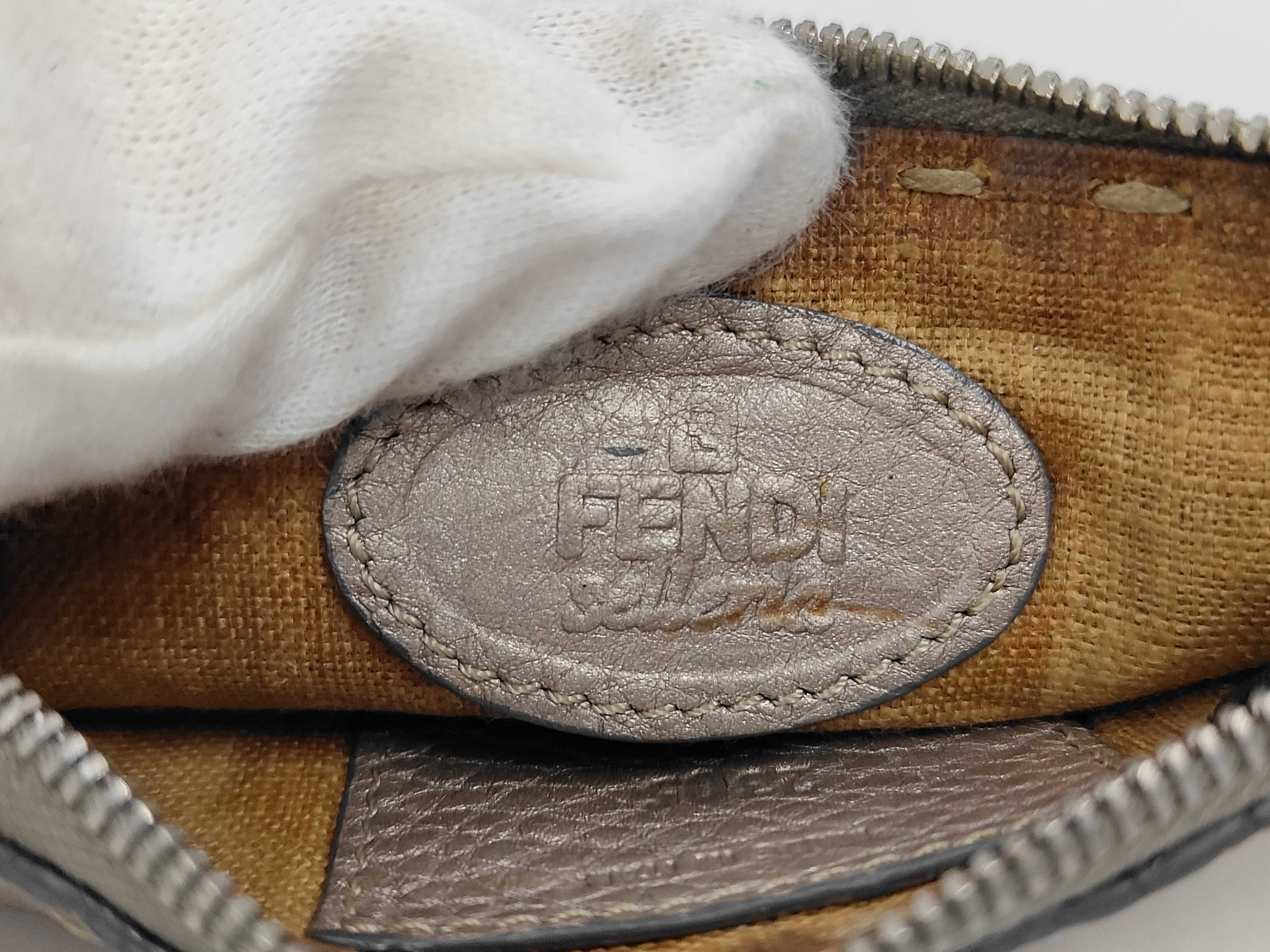FENID Fendi Selleria Coin Case Brown Wallet — view 7