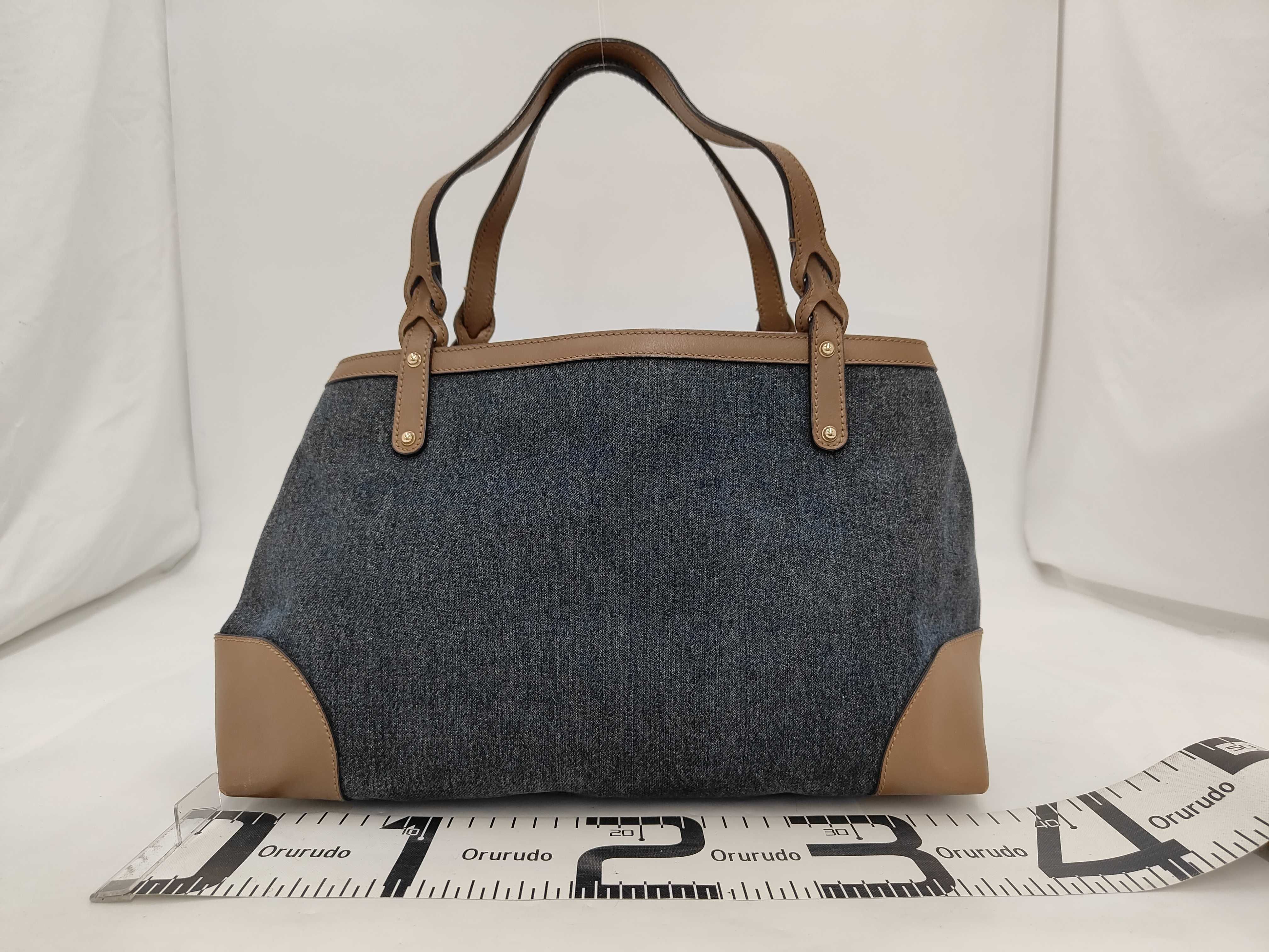 Craft Tote Bag, Denim Leather, 348715 Tote Bag — view 2
