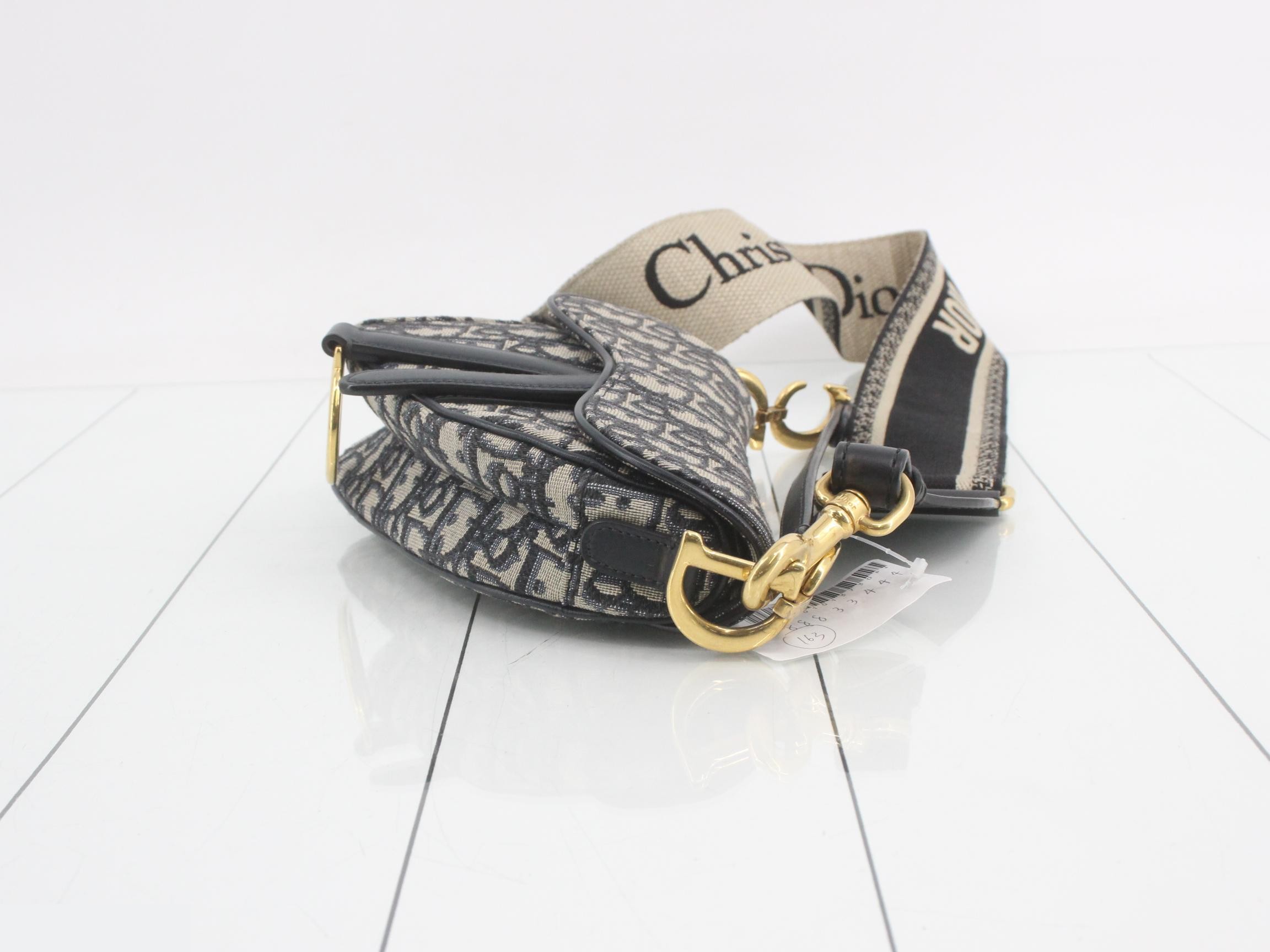 Saddle Trotter/Oblique Canvas 2-Way Shoulder Bag — view 3