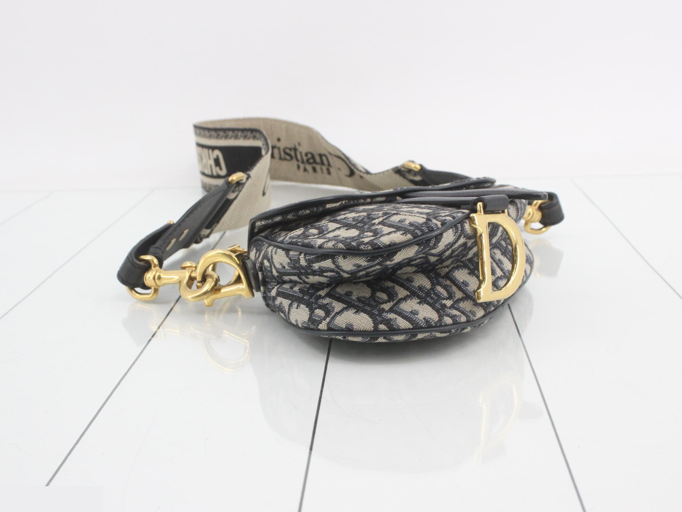 Saddle Trotter/Oblique Canvas 2-Way Shoulder Bag — view 5