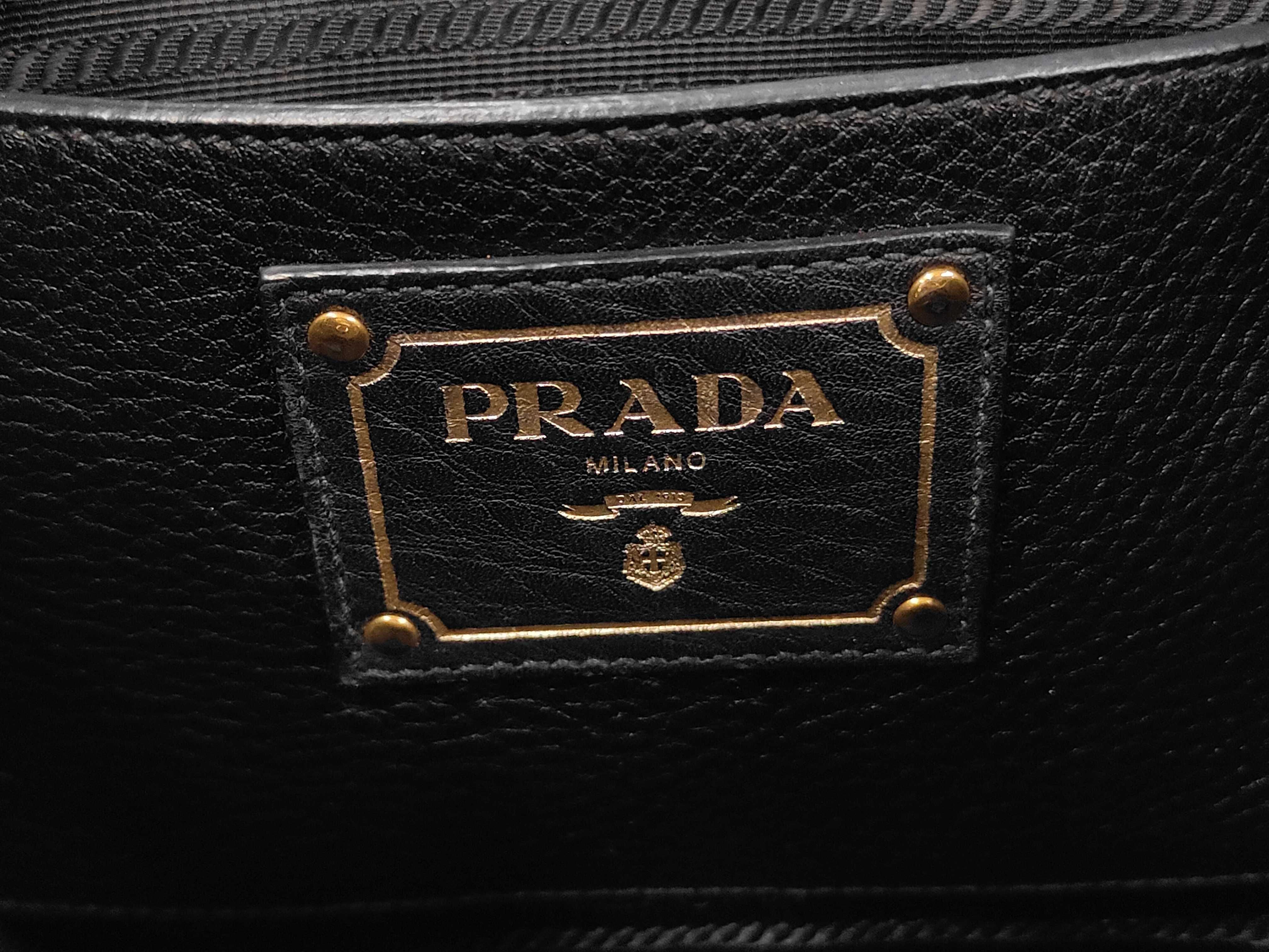 Vitello Daino Tote Shoulder Bag Black BN2423 Tote Bag — view 10