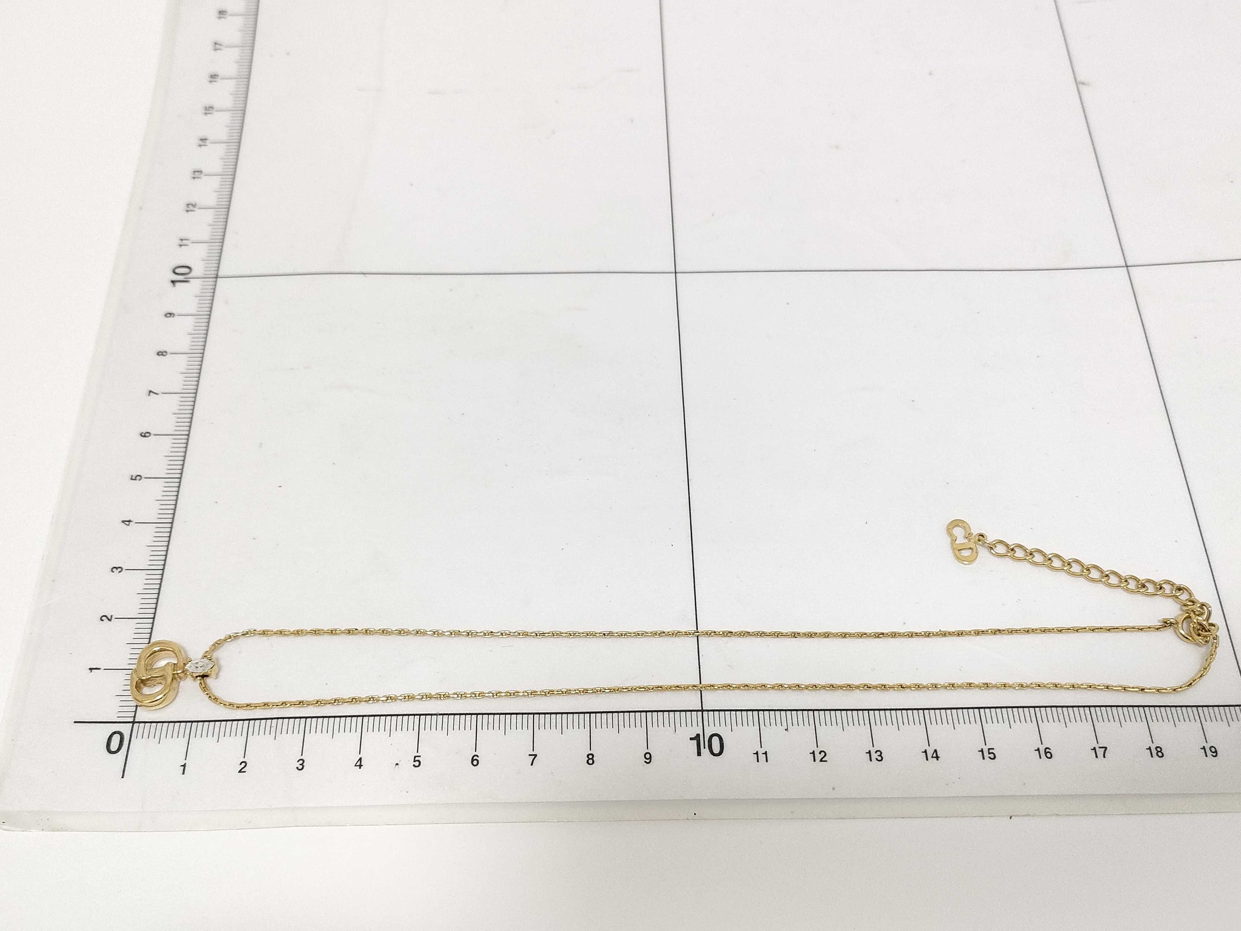 CD 1P Rhinestone Necklace — view 7