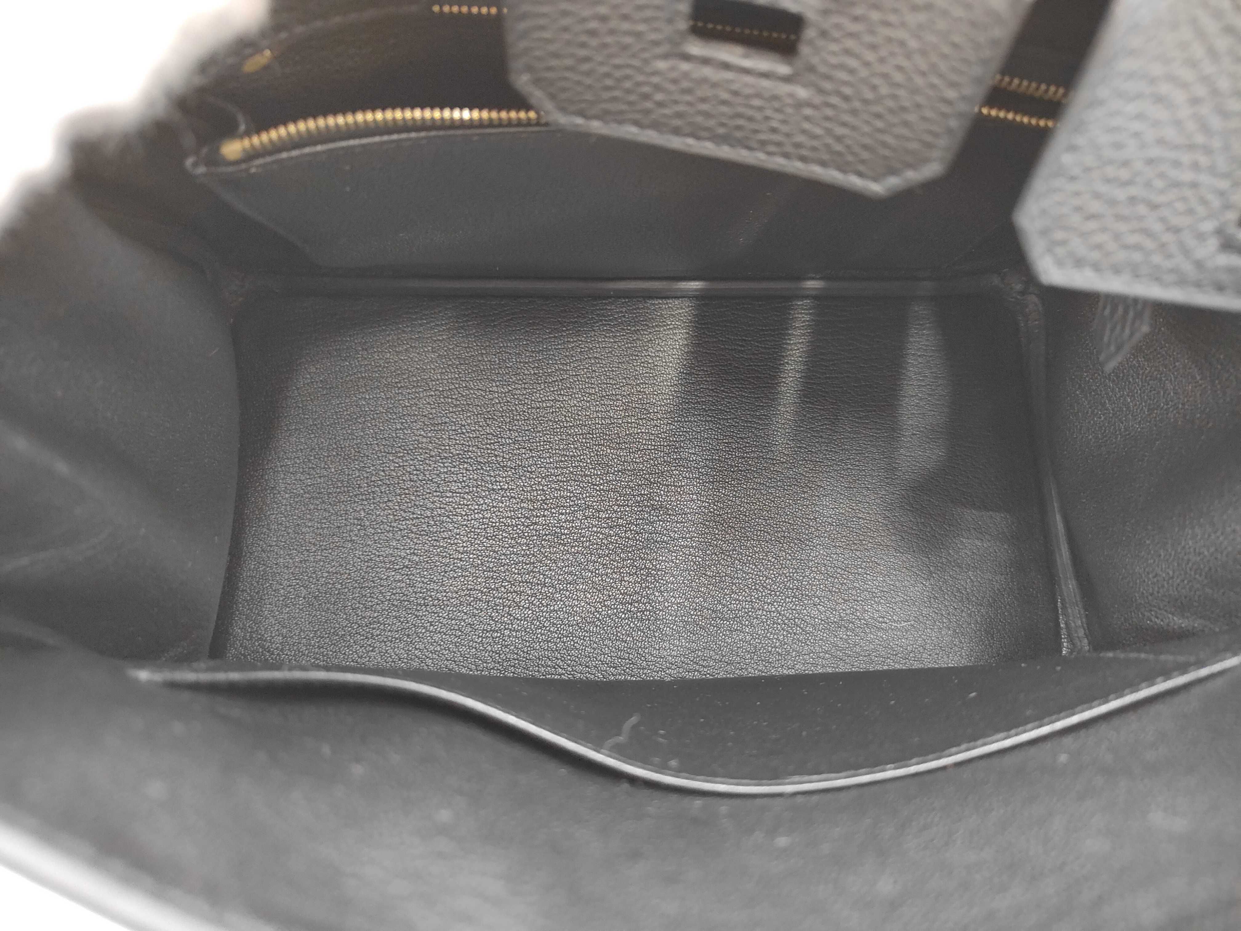 Birkin 25 Togo Black G Stamp Gold Hardware Handbag — view 8