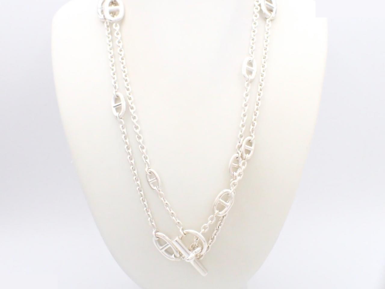 Ag925 Chaine d'Ancre Farandole Long Necklace, 98.2g — view 3