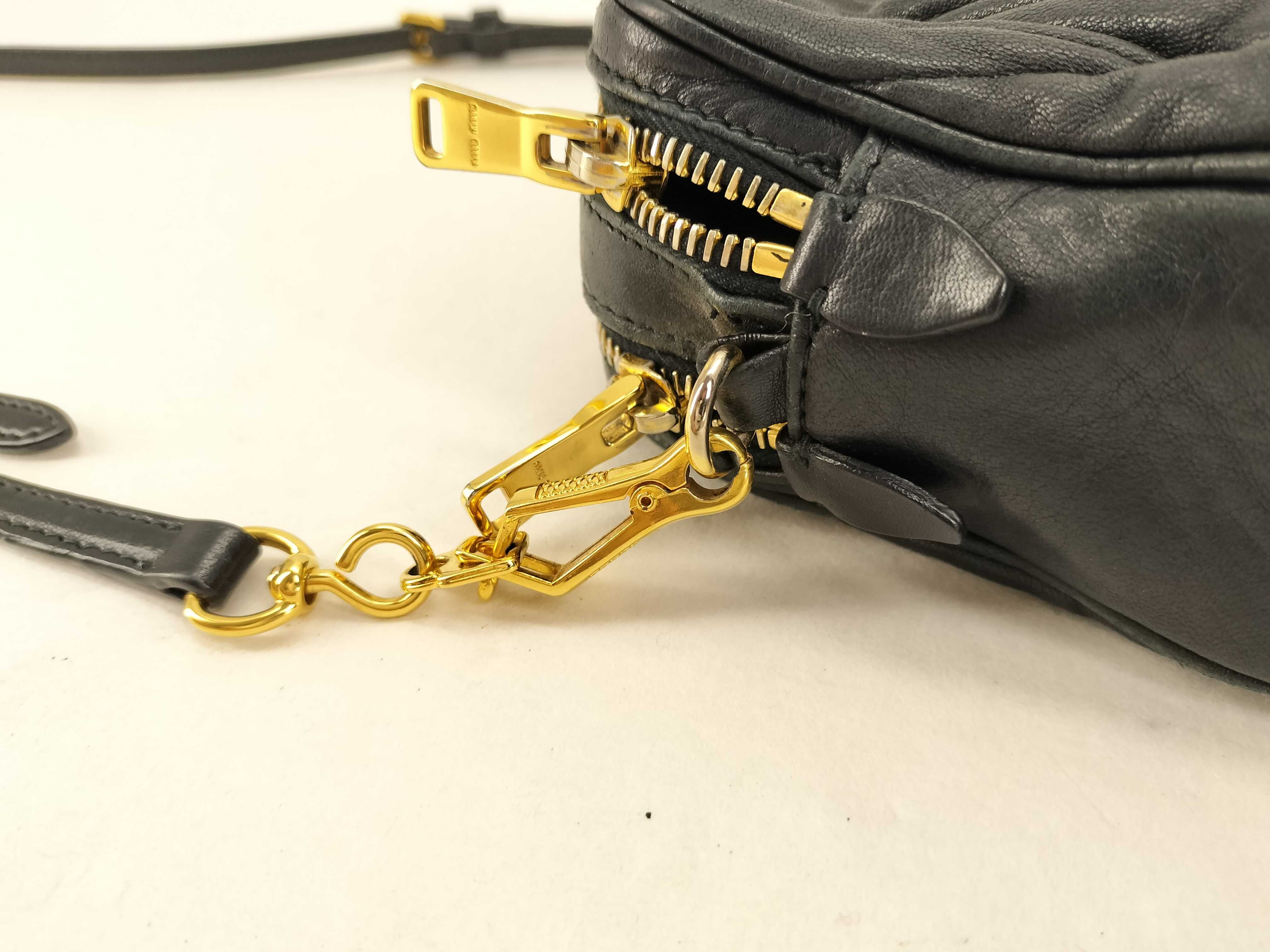 Leather Black Shoulder Bag — view 5