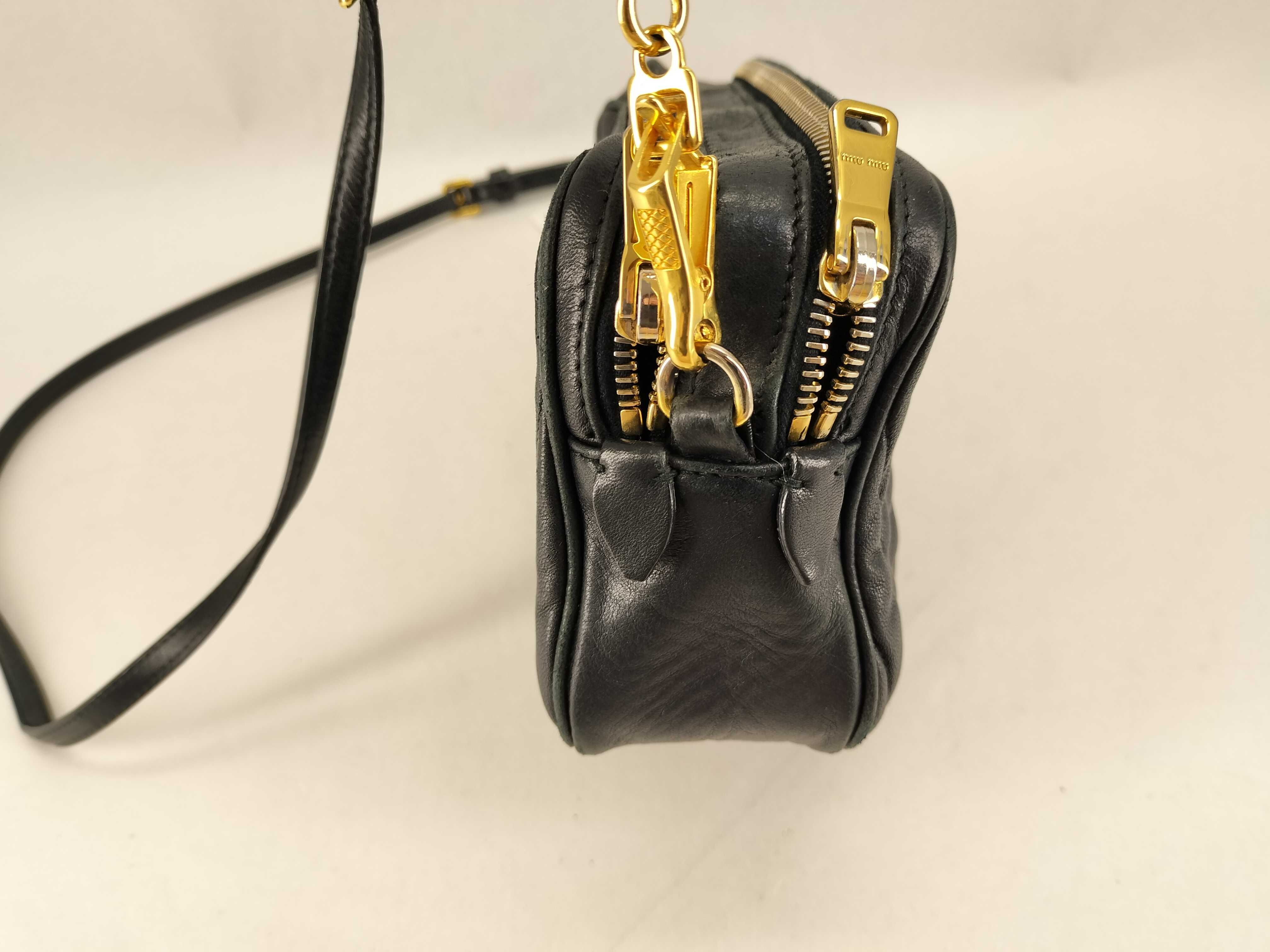 Leather Black Shoulder Bag — view 8