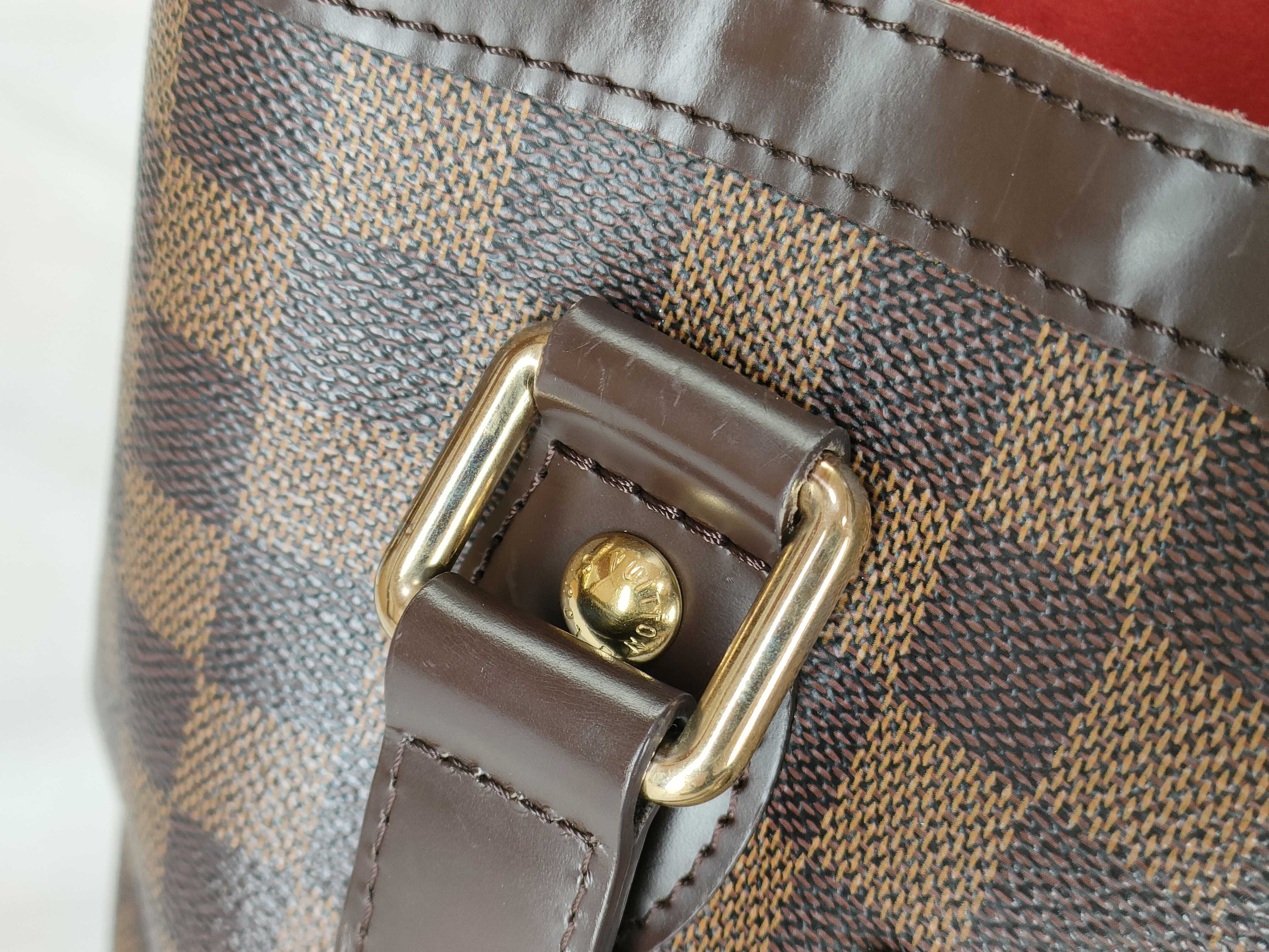 Damier Hampstead PM N51205 MI0088 Brown Tote Bag — view 5