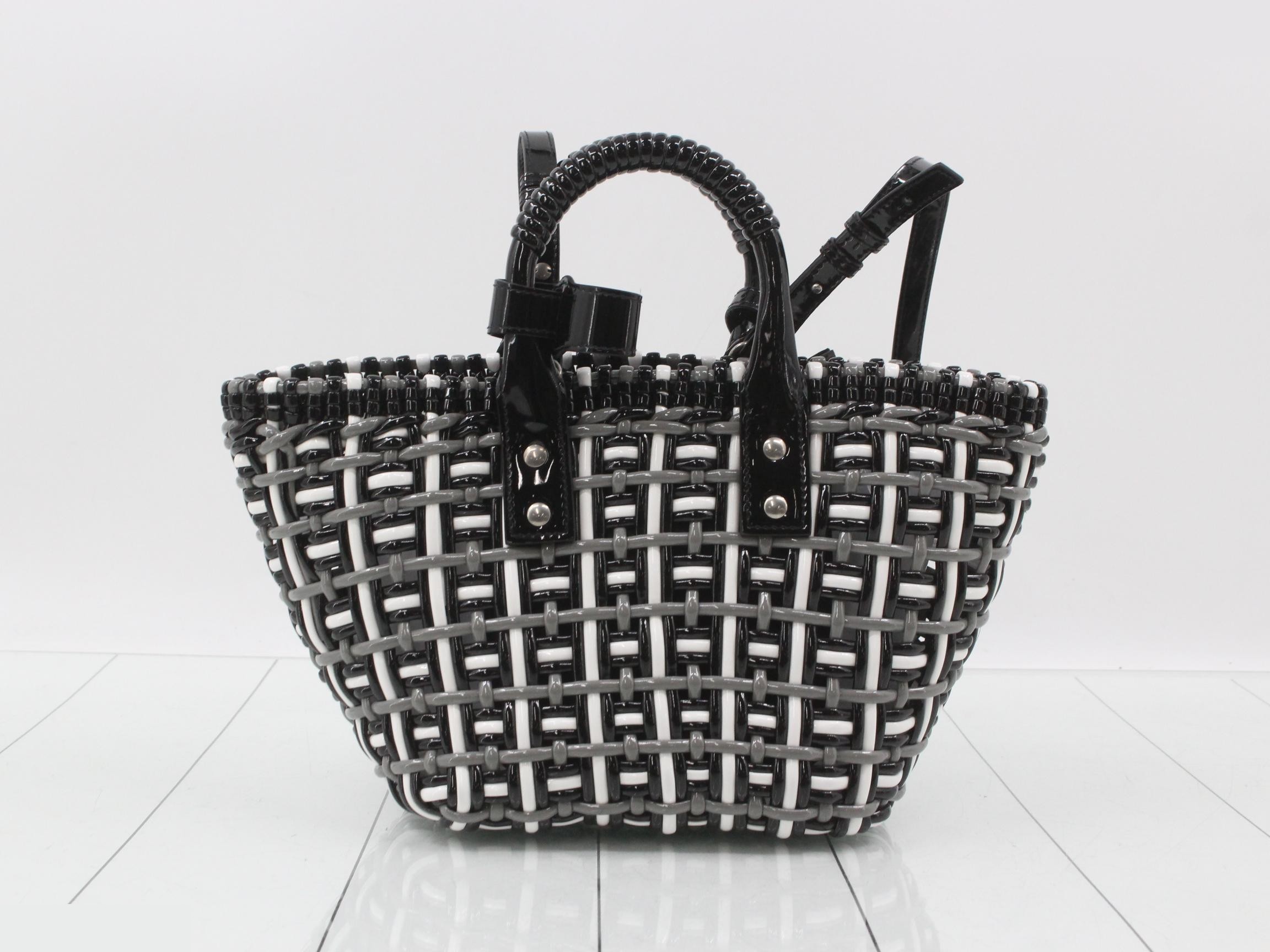Bistro Tote Bag - White/Black/Gray — view 2