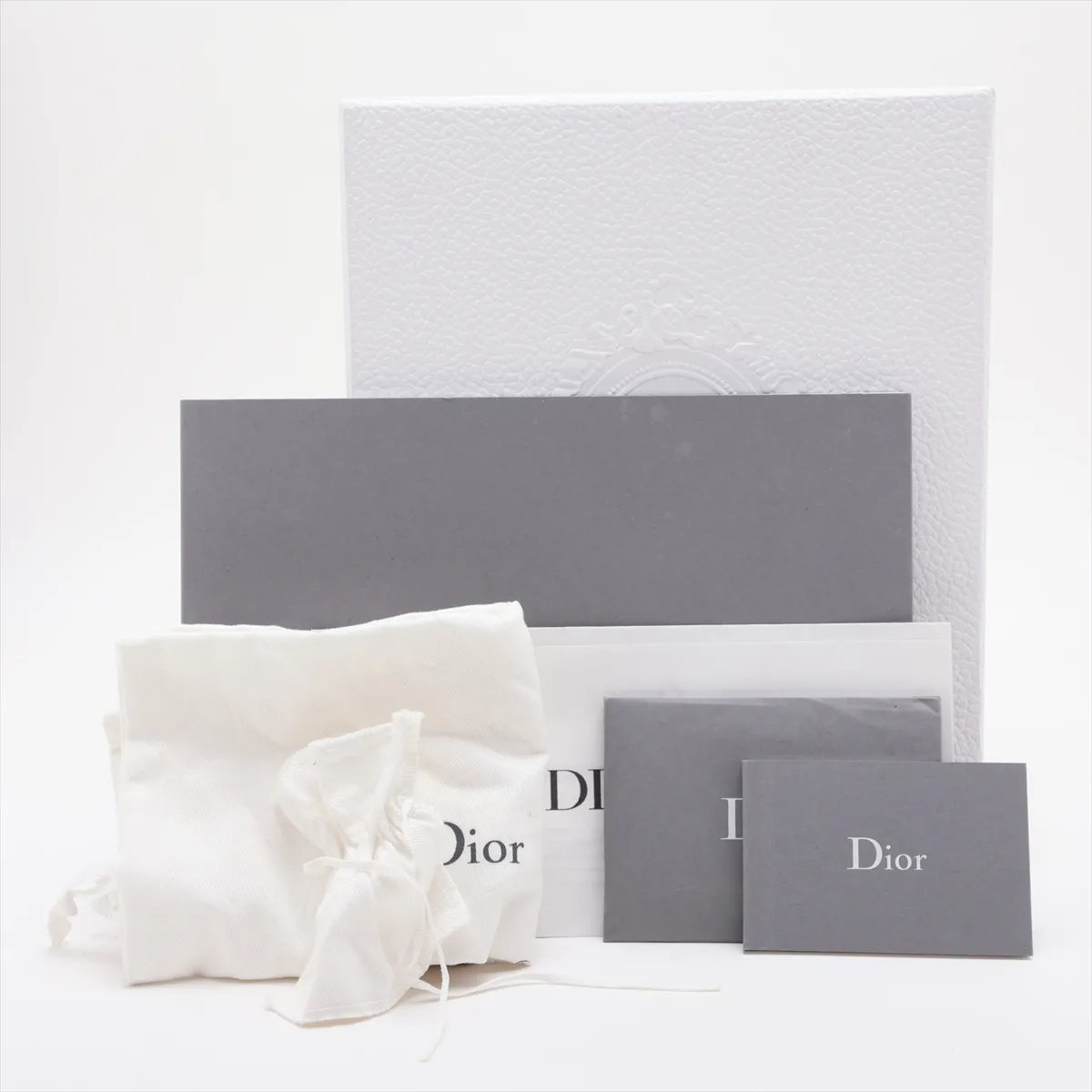 Lady Dior Cannage Leather 2-Way Handbag, Gray — view 11