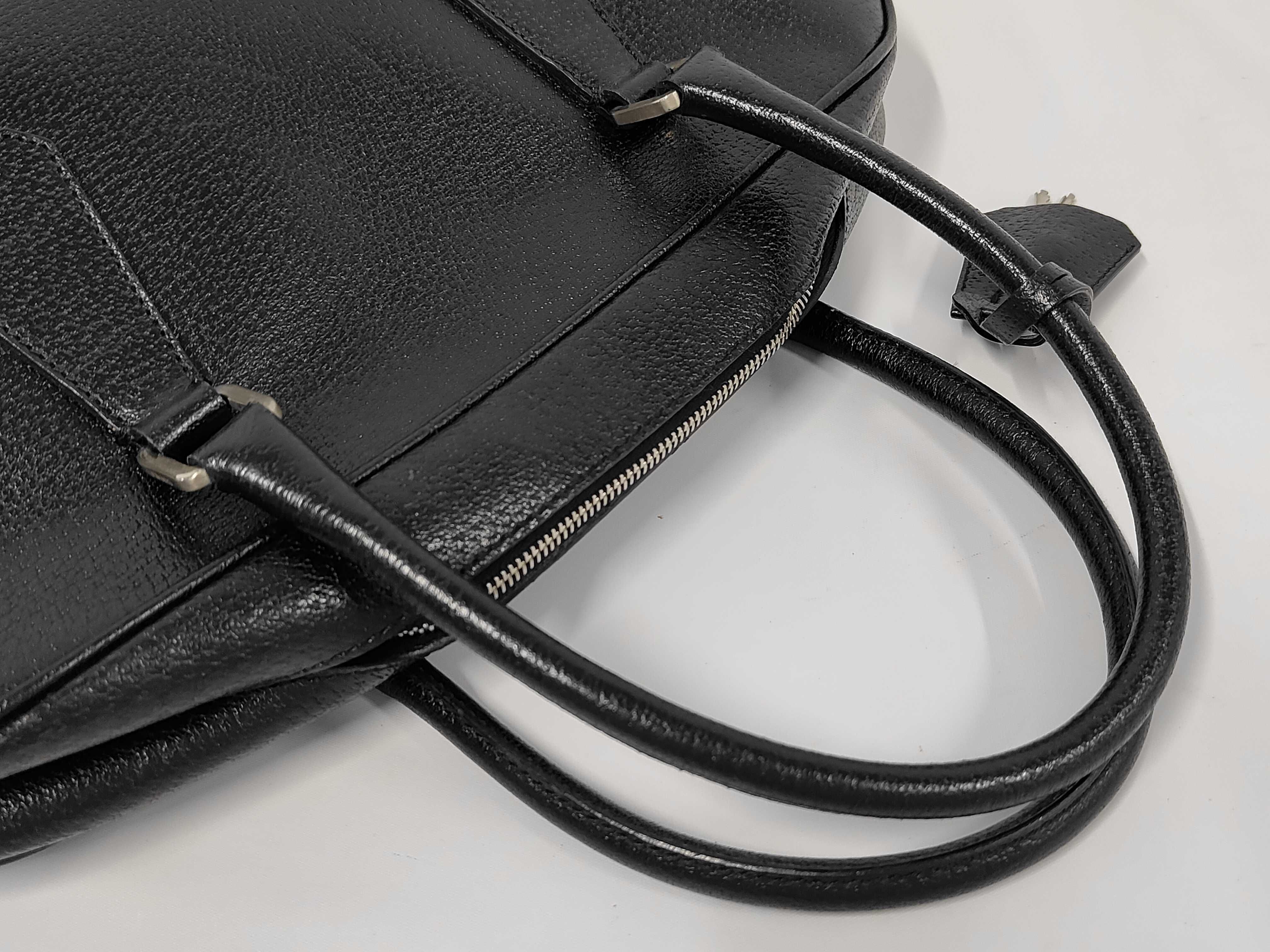 Briefcase, Leather, Black, Business Bag — view 3