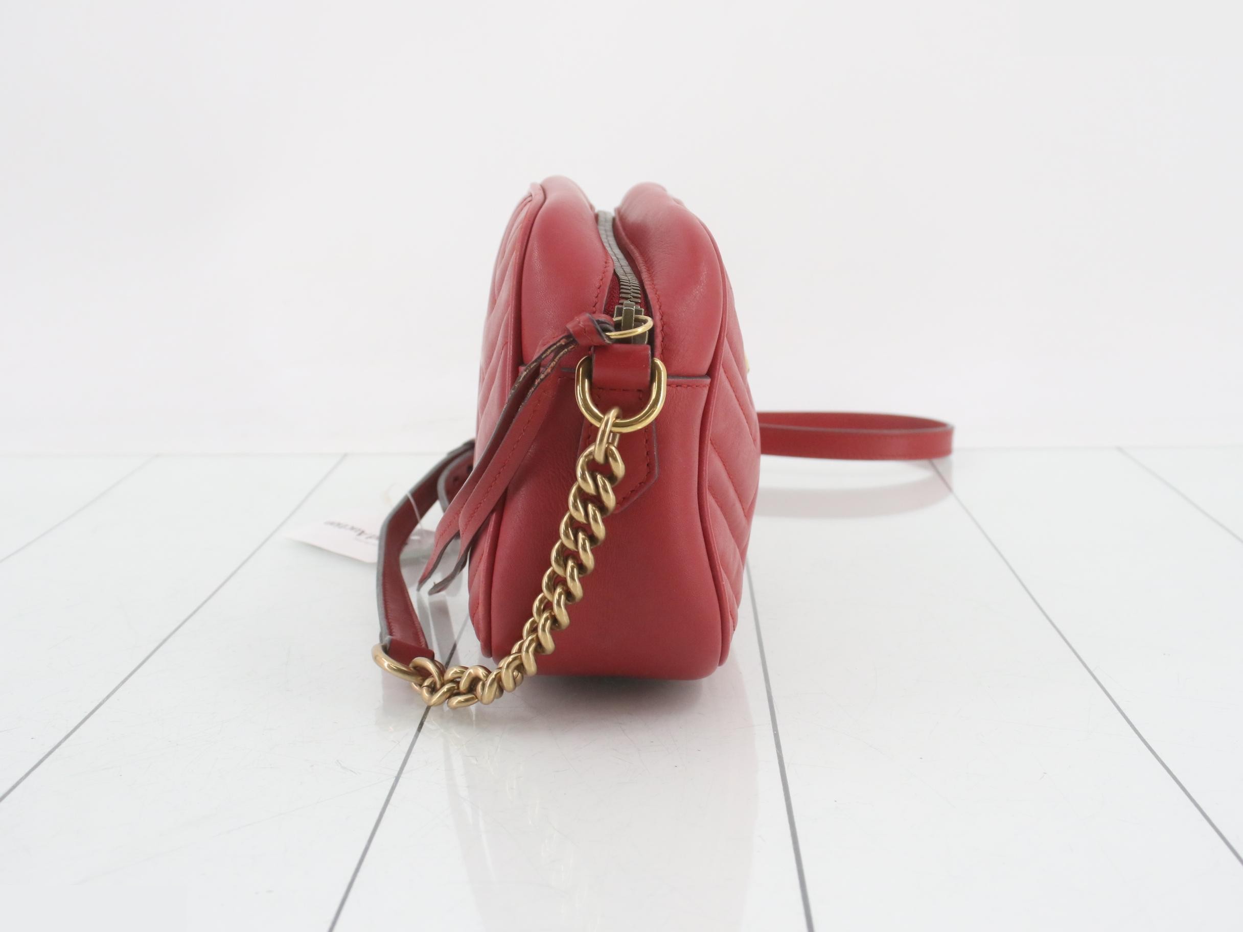 GG Marmont Shoulder Bag, Leather — view 4