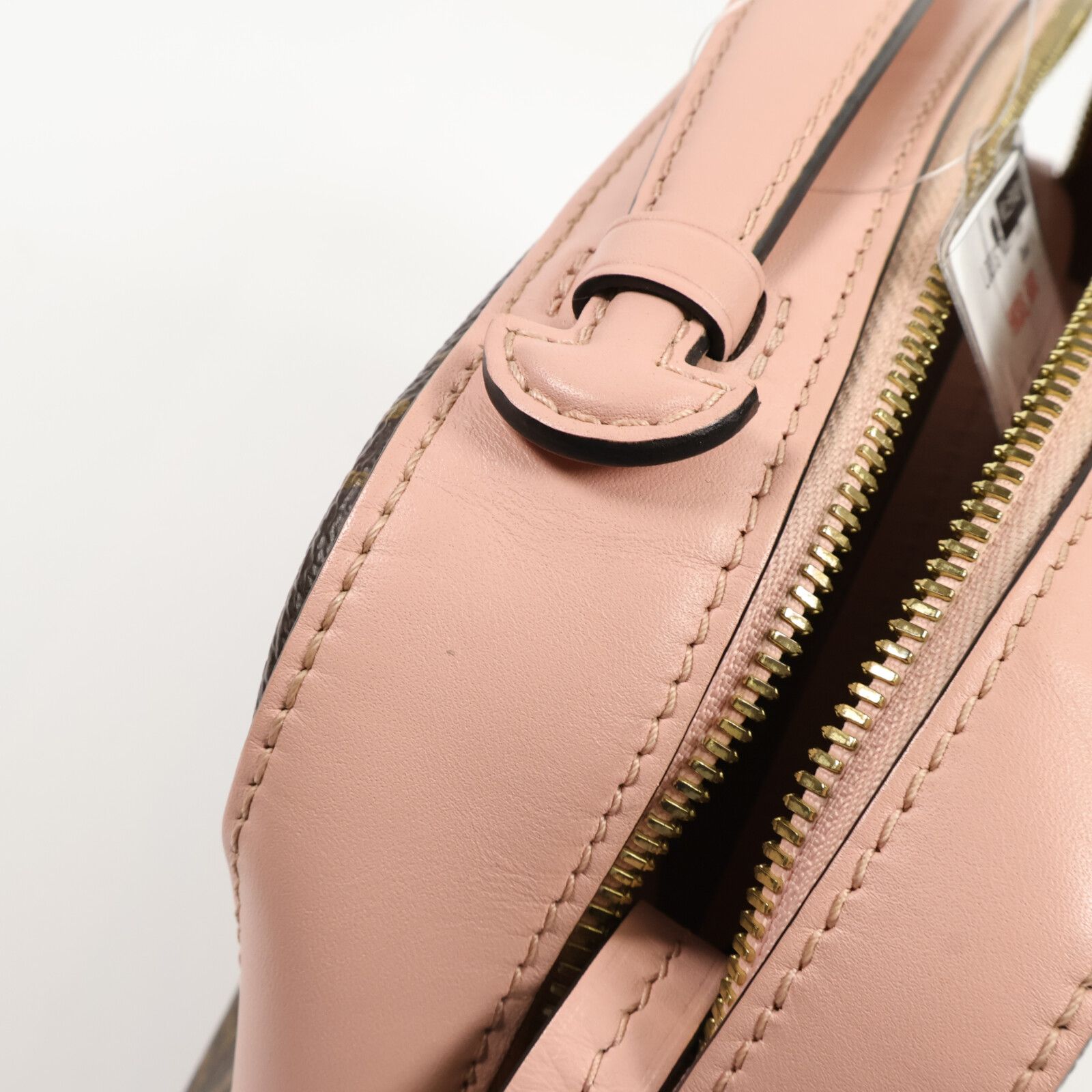 Monogram Saintonge Hand-ground Shoulder Bag Brown Pink 2way Shoulder Bag M 44442 — view 17