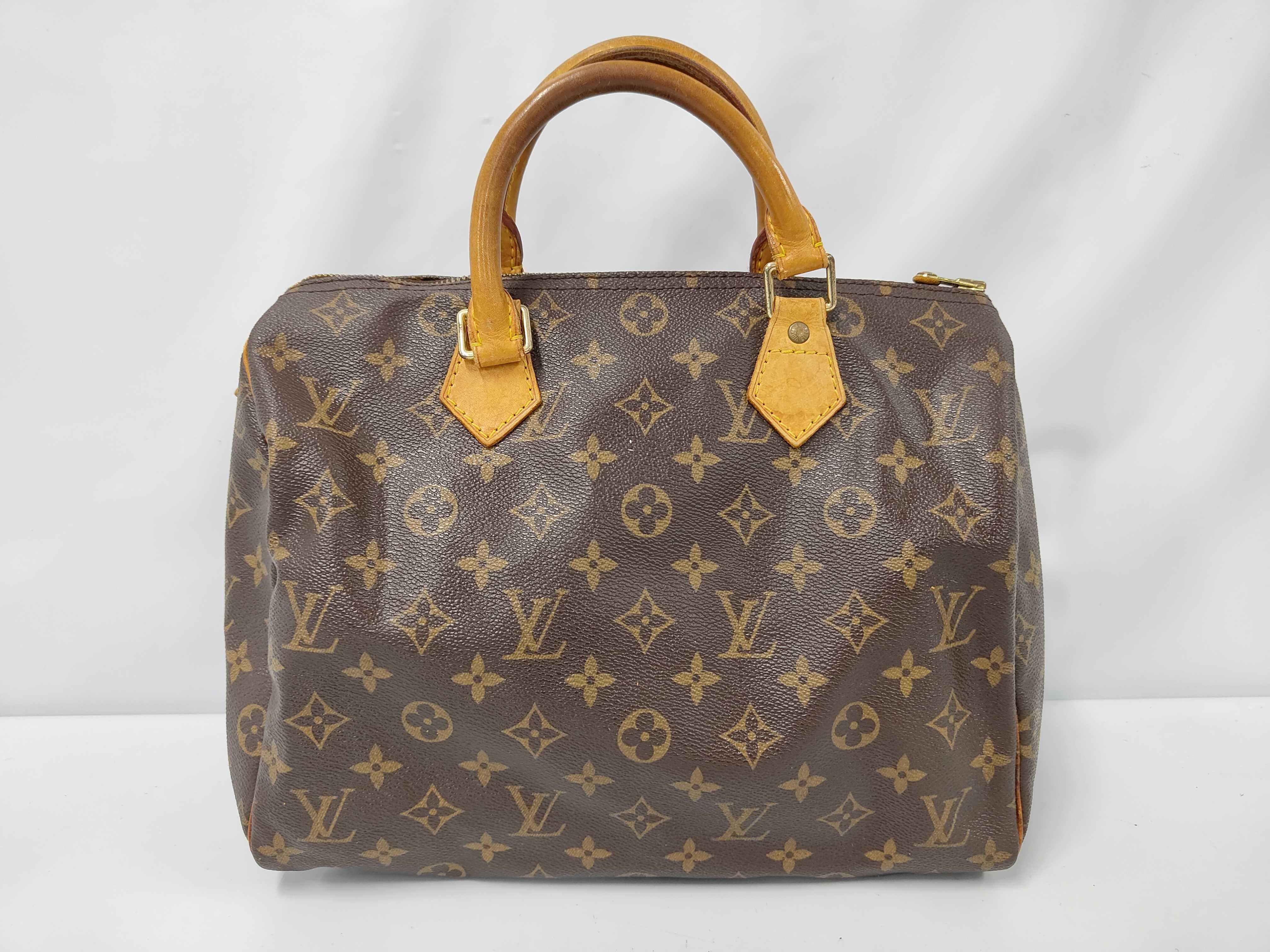 Monogram Louis Vuitton M41526 Speedy 30 Handbag Boston Bag