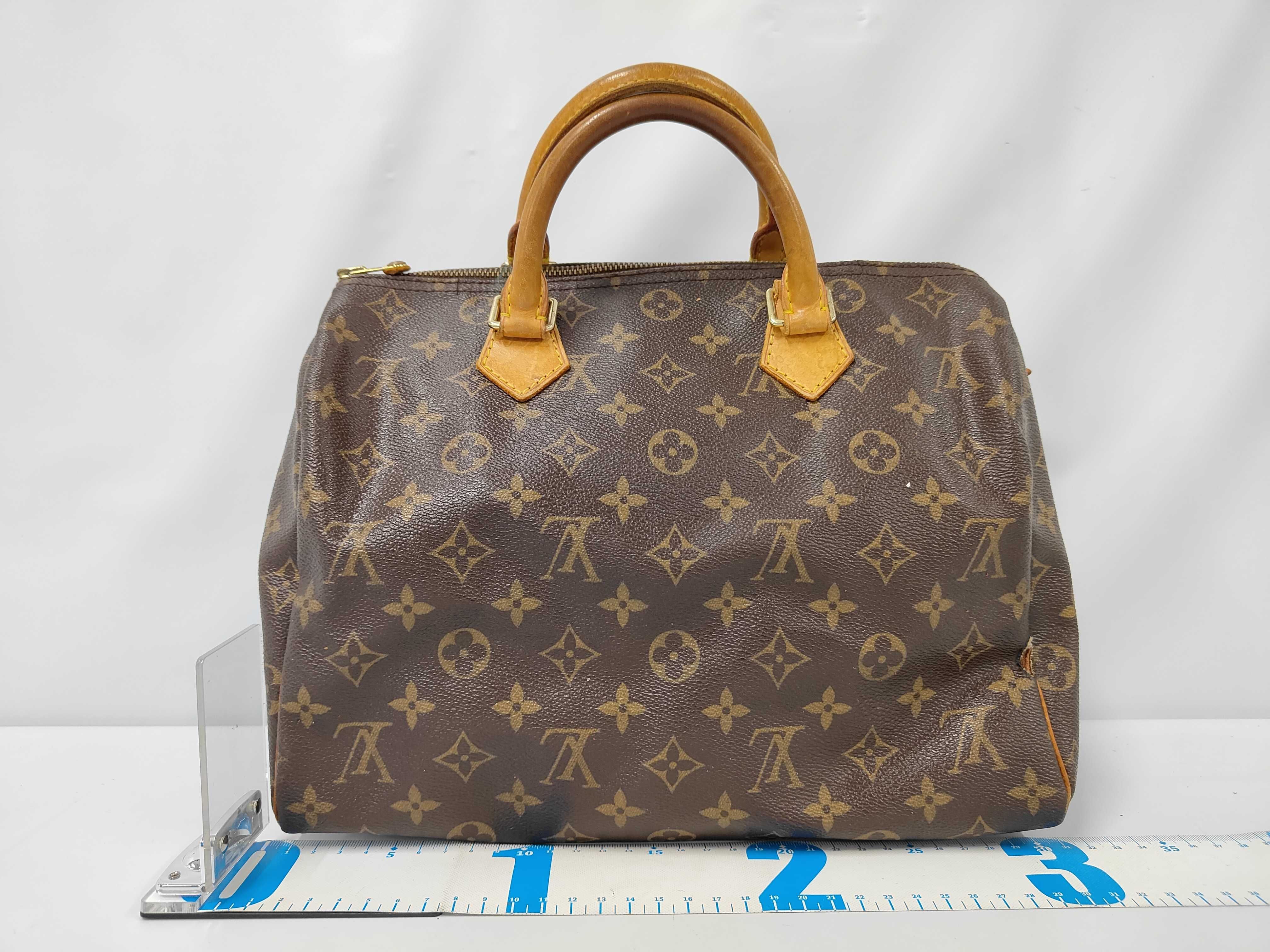 Monogram Louis Vuitton M41526 Speedy 30 Handbag Boston Bag — view 2