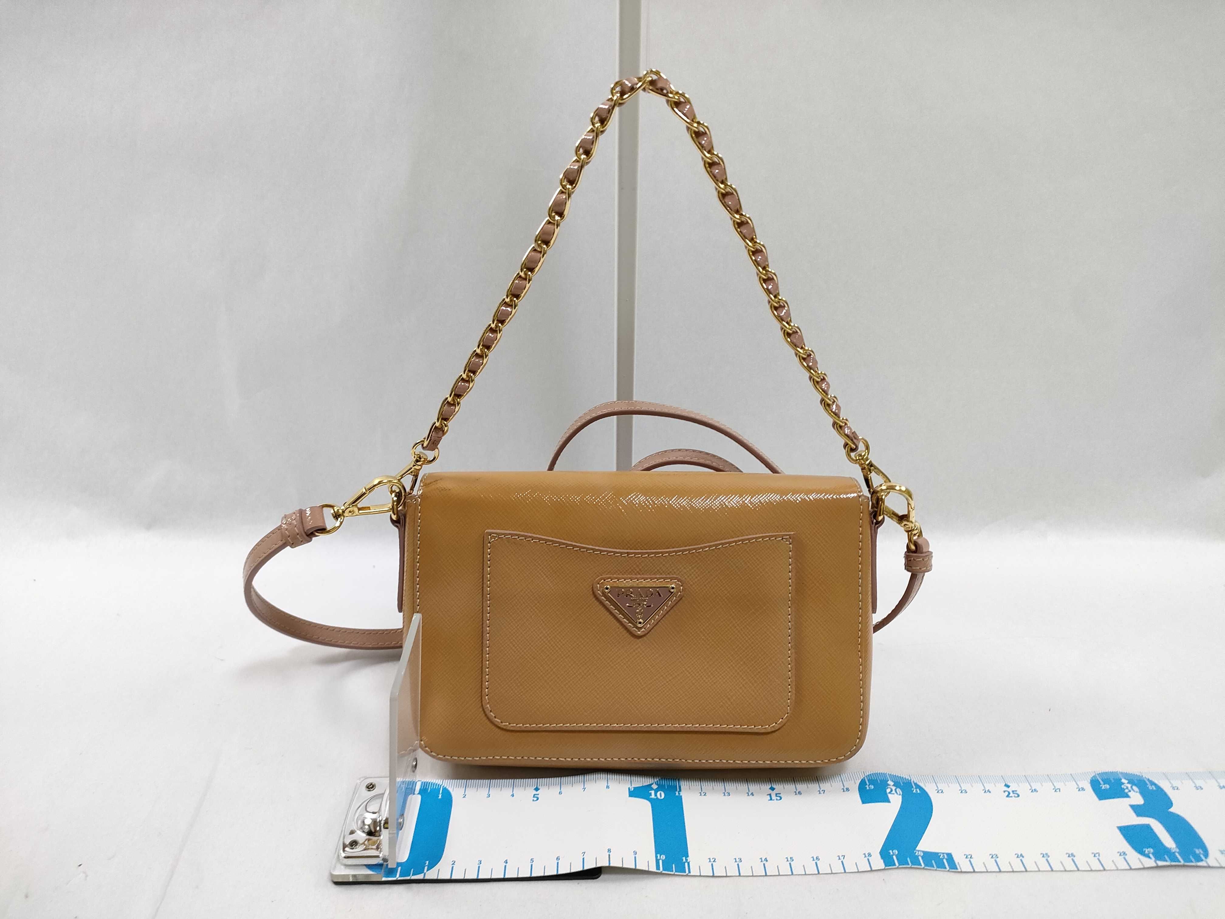 shoulder bag with triangular logo, pouch, handbag. — view 2