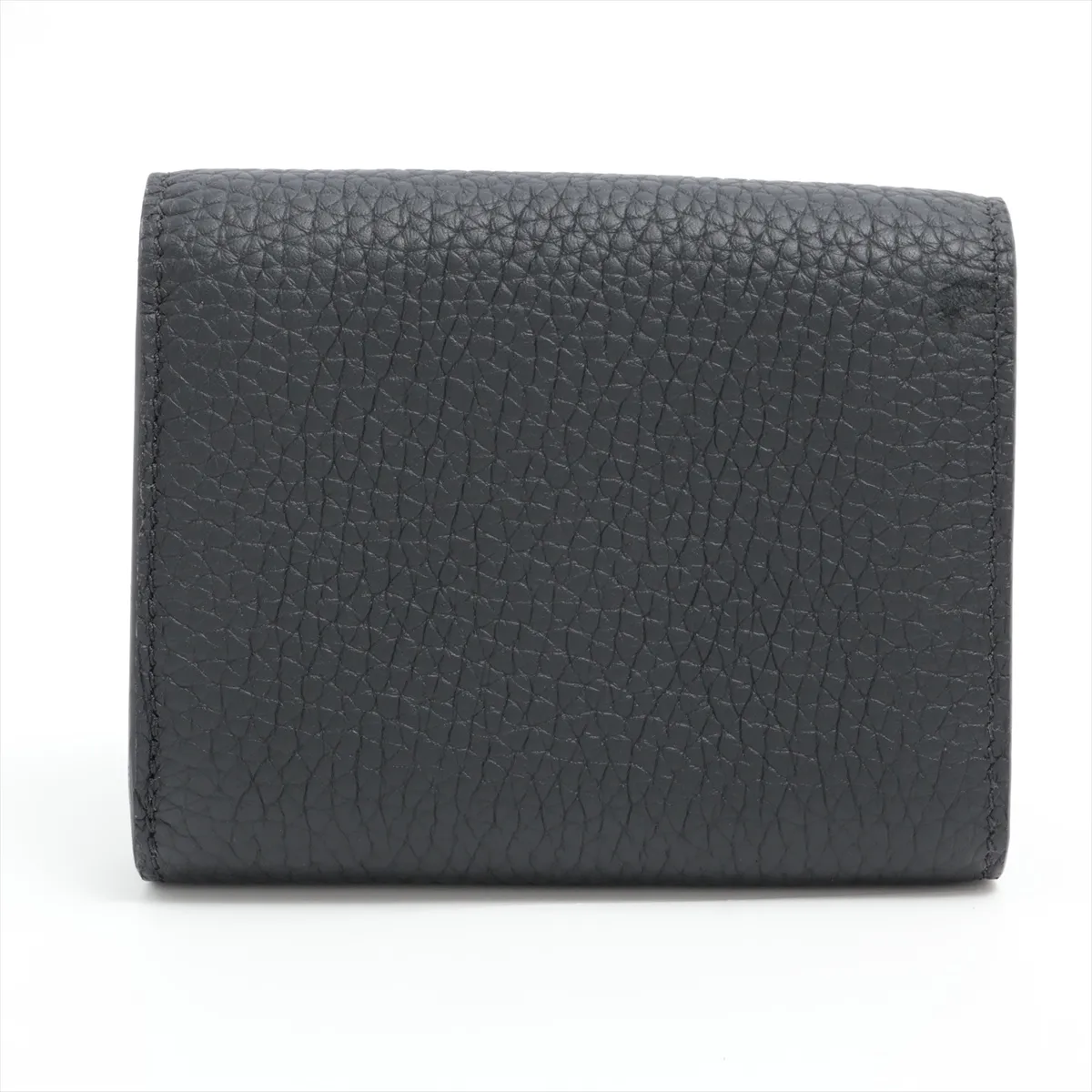 Taurillon Portefeuille Capucines Tiny M12149 Black Compact Wallet (RFID detected) — view 2