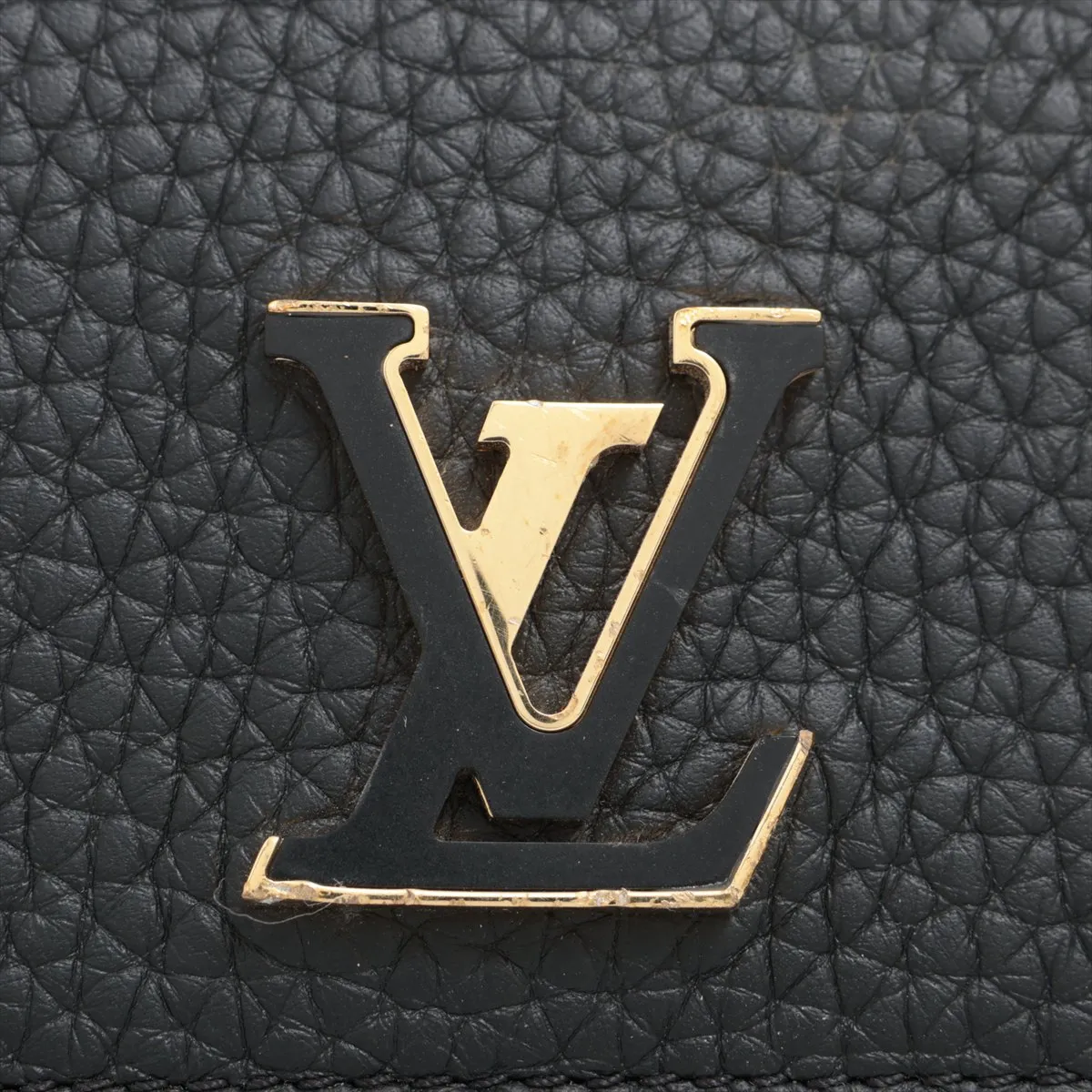 Taurillon Portefeuille Capucines Tiny M12149 Black Compact Wallet (RFID detected) — view 8
