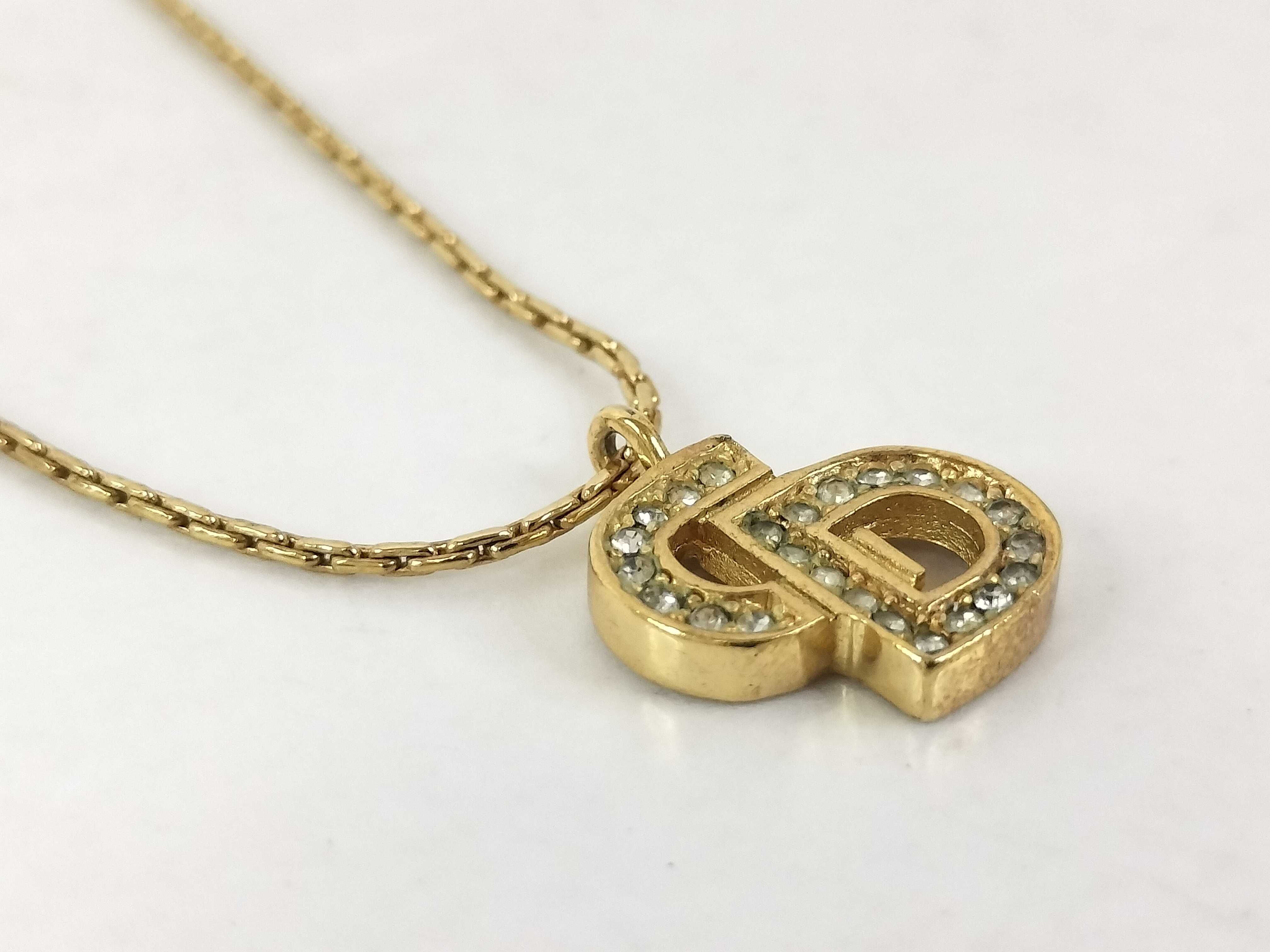Gold Logo Necklace — view 3